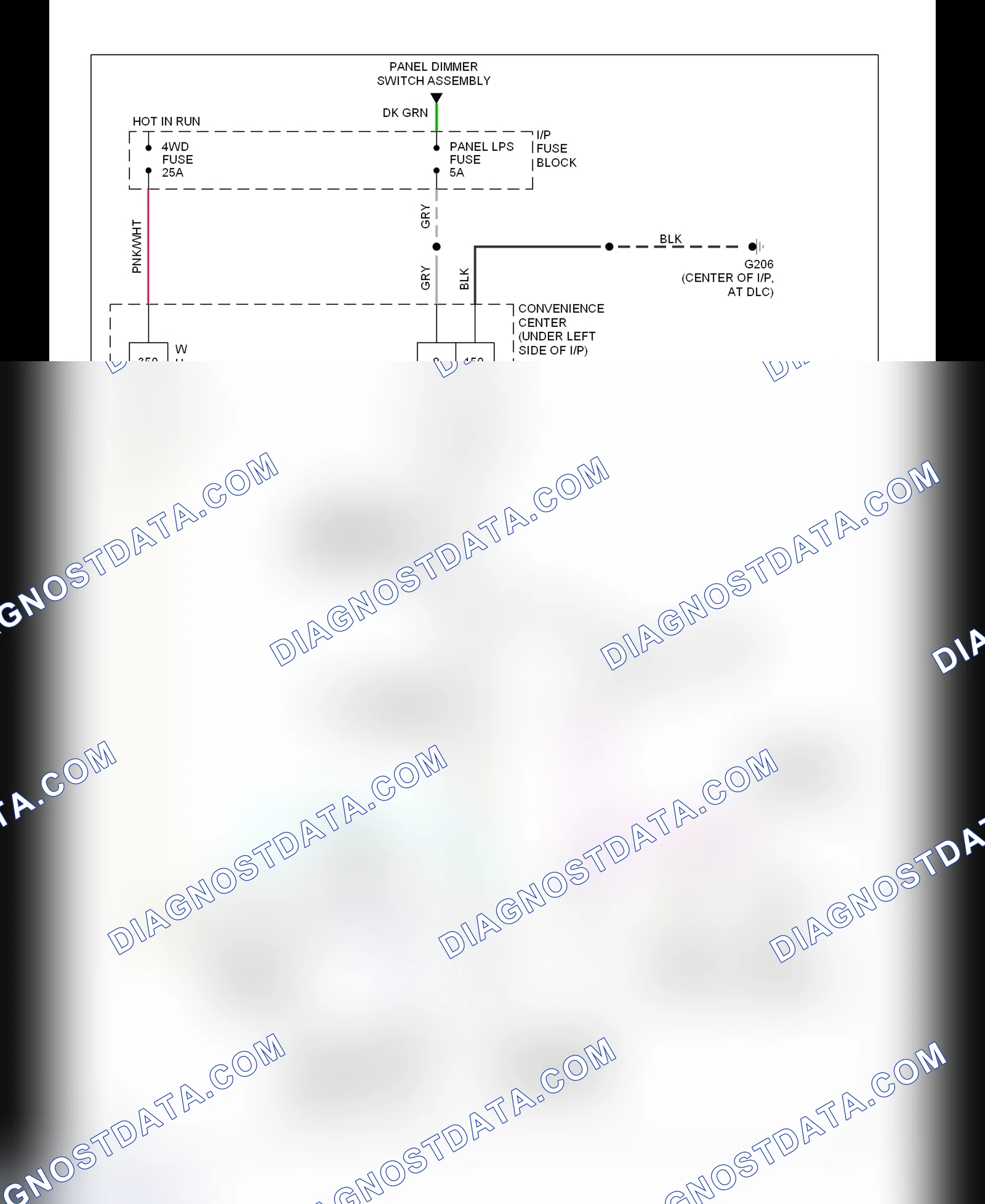 Scheme 9: Transfer Case Circuit (1994 Except K300)