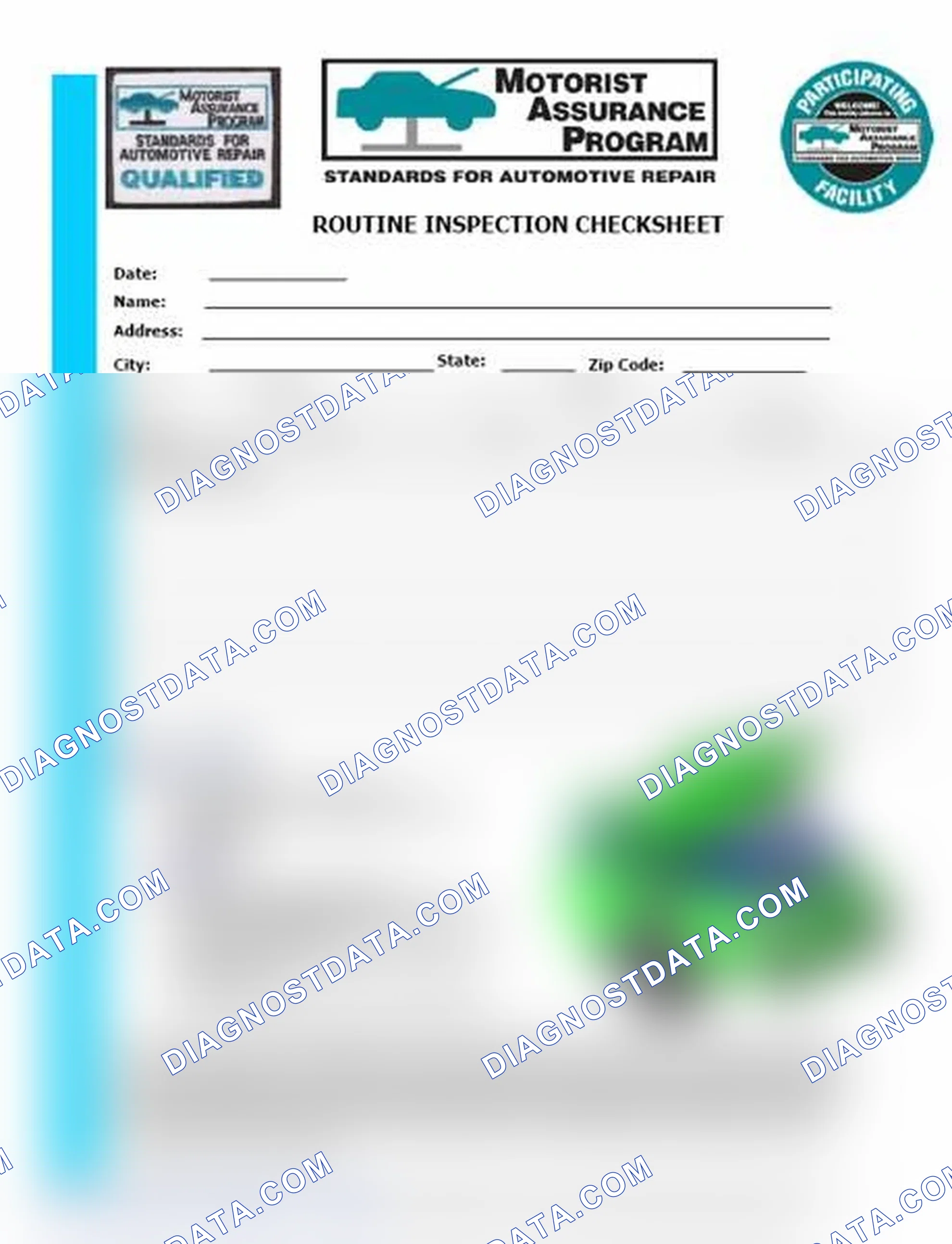 Scheme 26: Routine Inspection Checksheet (1 Of 2)