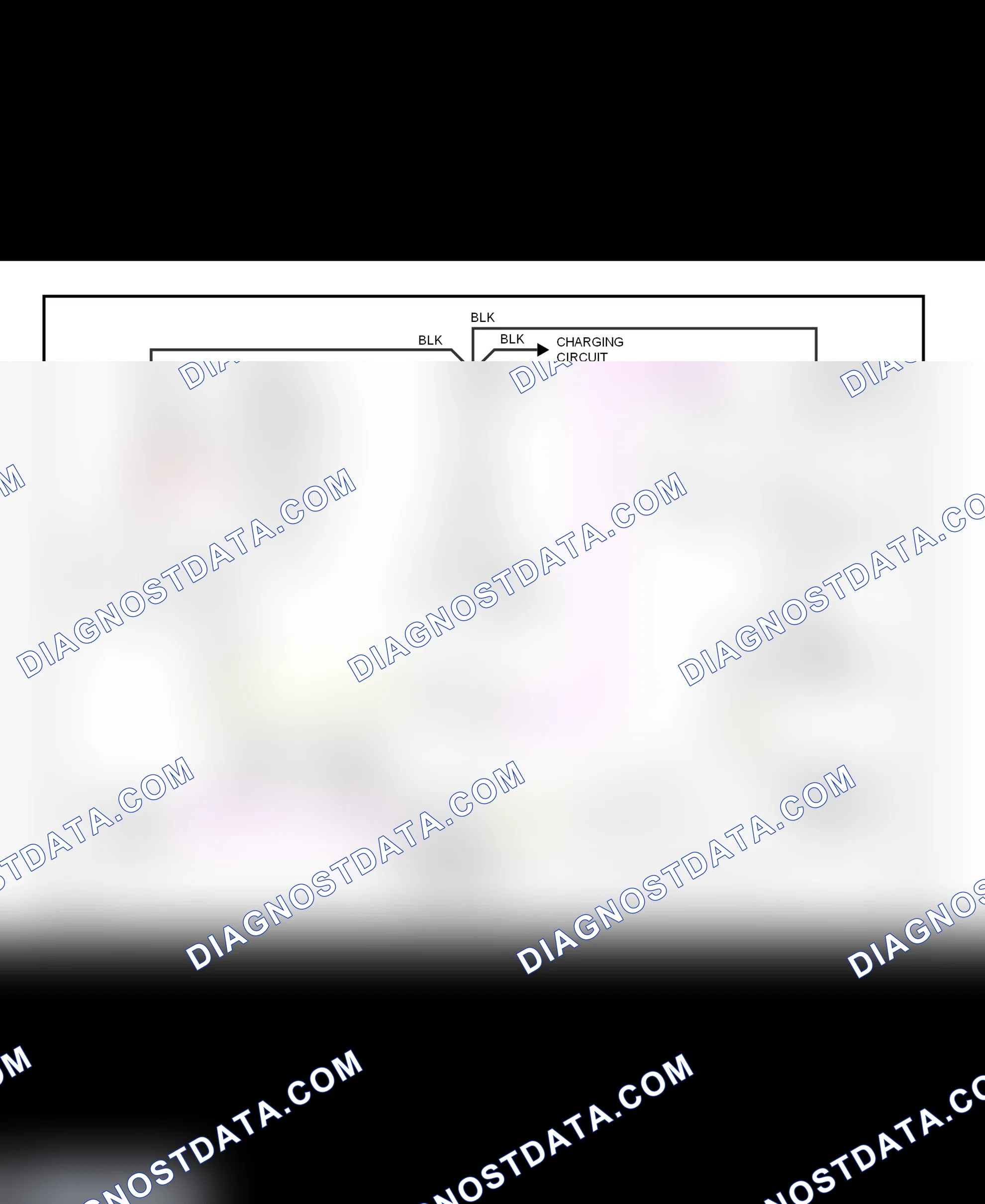 Fig. 18: Starting System Wiring Diagram (Bonneville, Eighty Eight, LeSabre & LSS)