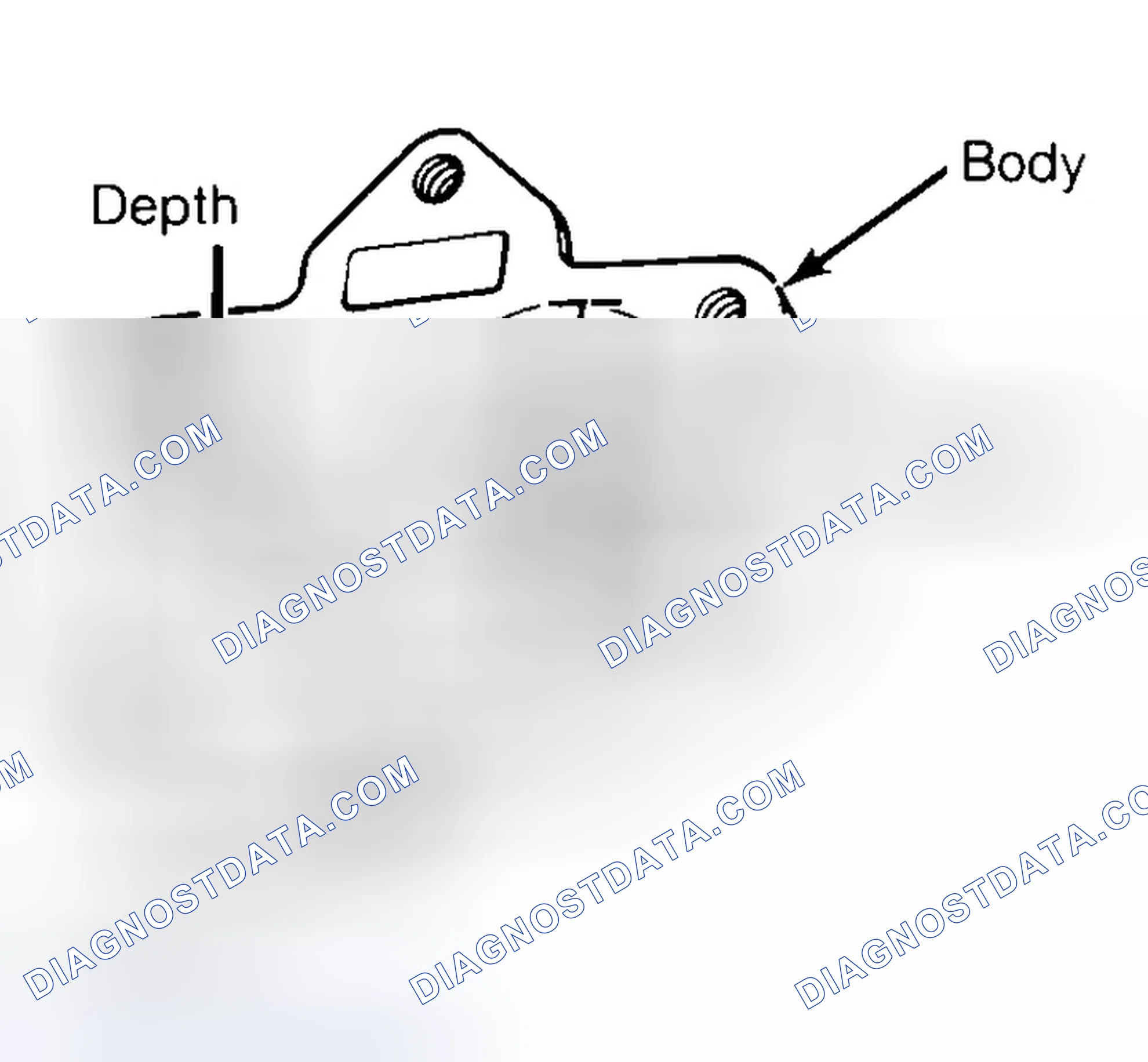 Scheme 35: Measuring Oil Pump Gear Cavity