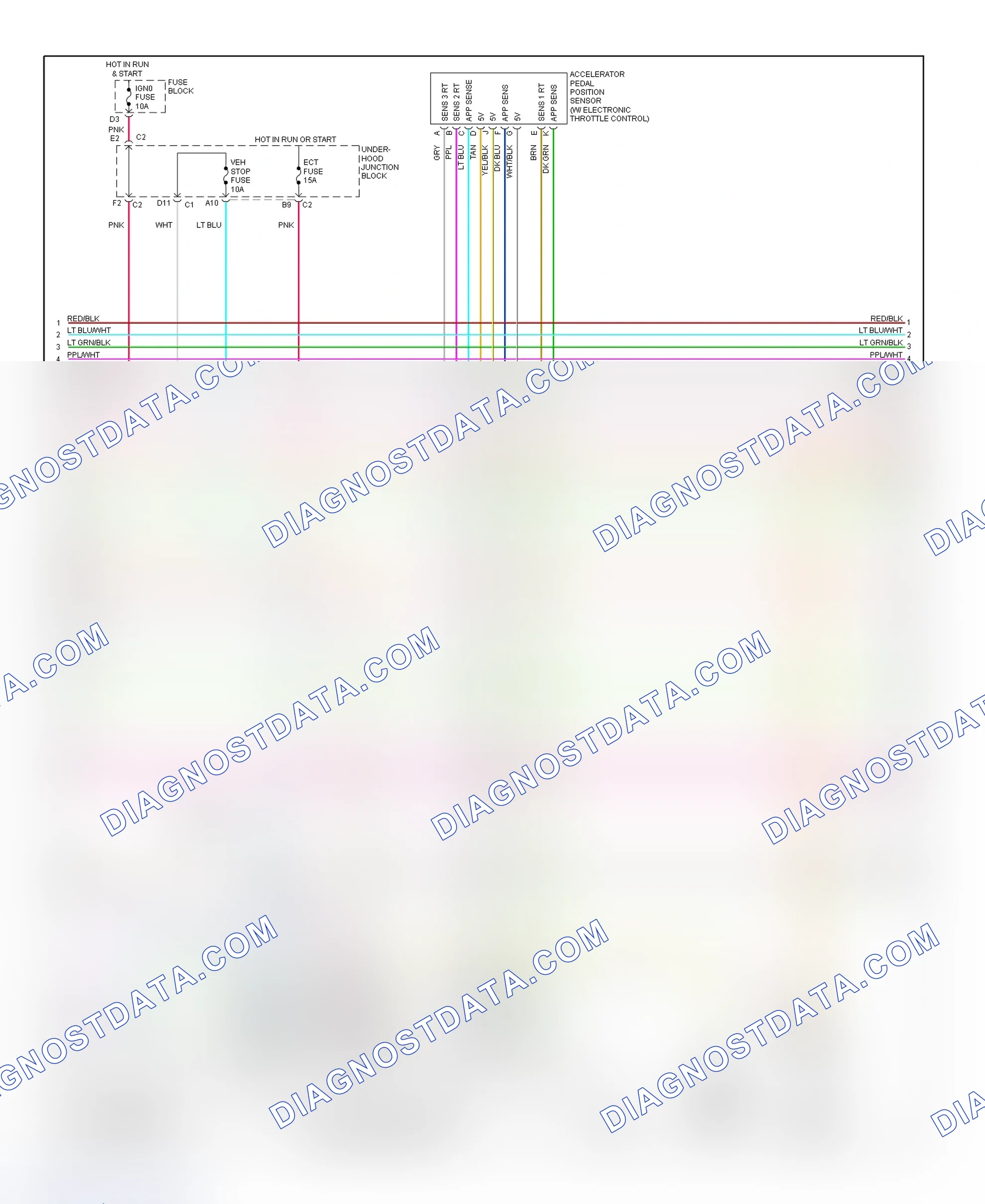 Scheme 181: PCM Wiring Diagram (Sierra, Silverado, Suburban, Tahoe, Yukon & Yukon XL - 4.8L & 5.3L - Canadian Built - 4 Of 5)