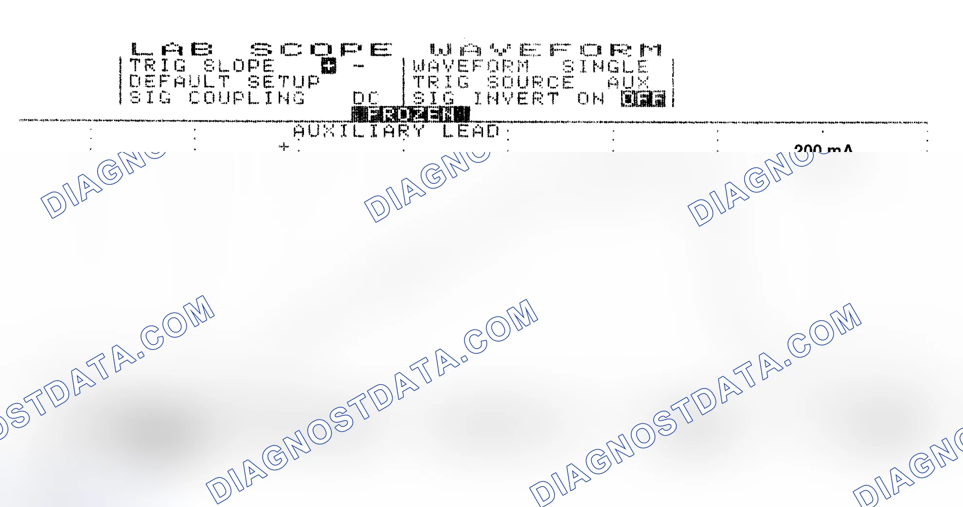 Scheme 13: Single Injector w/Normal Current Flow - Current Pattern