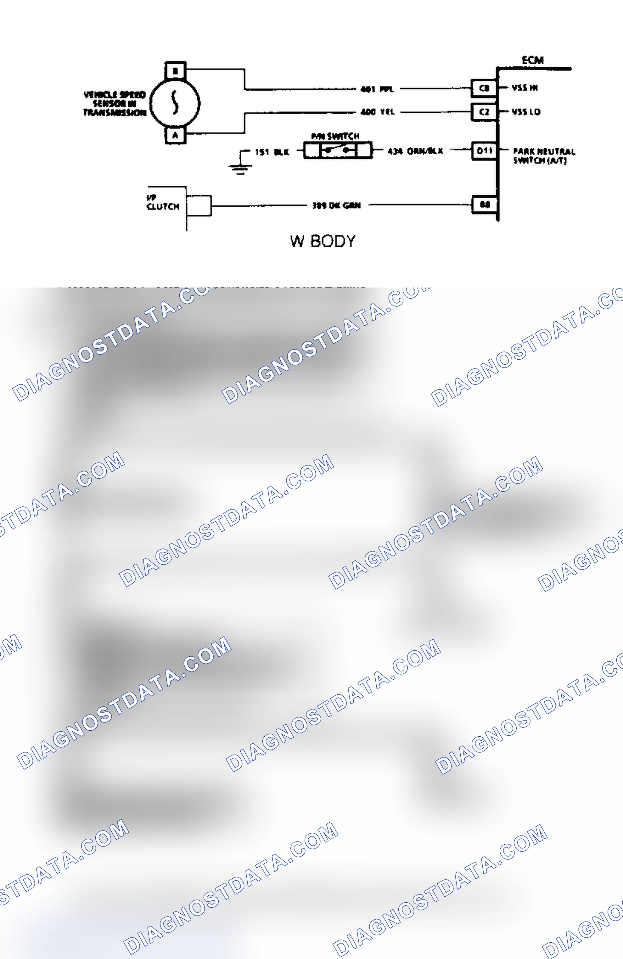 Scheme 174: Code 24 Flow Chart - Vehicle Speed Sensor (W Body)