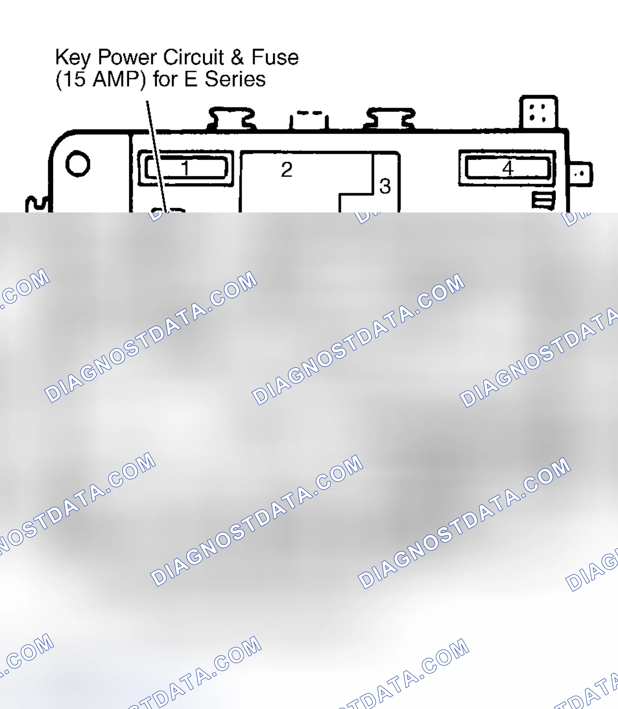 Scheme 121: Identifying KEY POWER Terminal in Fuse Panel