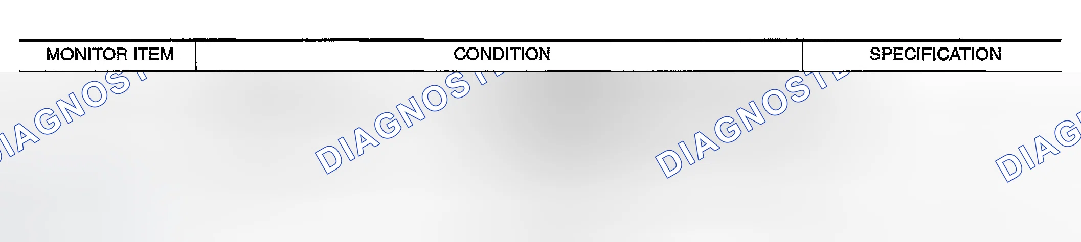 Scheme 805: CONSULT-II Reference Value in Data Monitor Mode