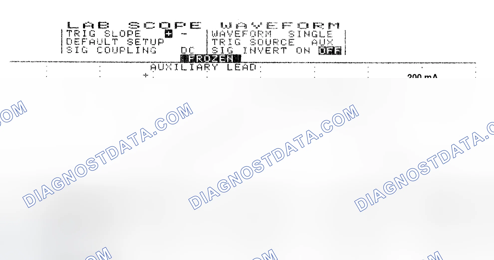 Scheme 13: Single Injector w/Normal Current Flow - Current Pattern