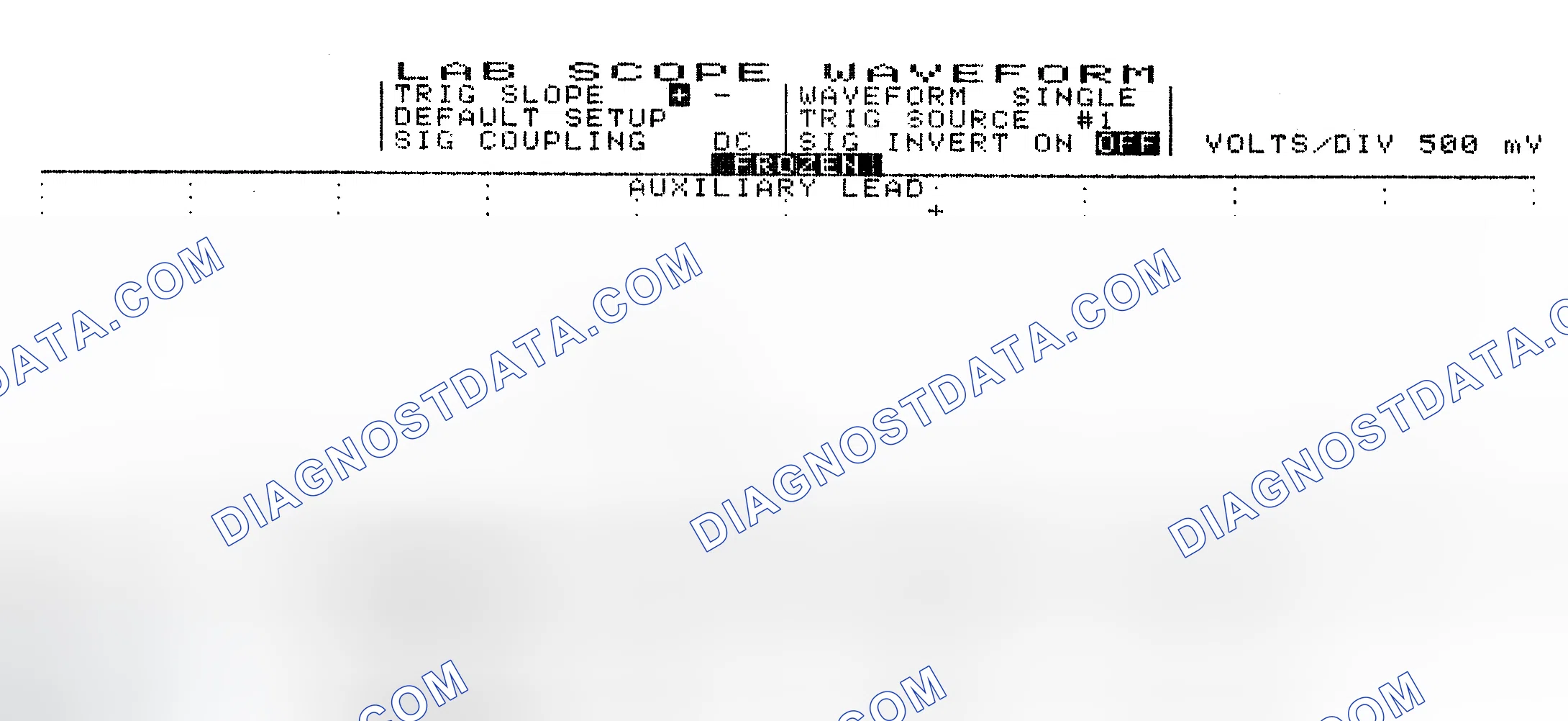 Scheme 10: Single Injector w/Excessive Current Flow - Current Pattern