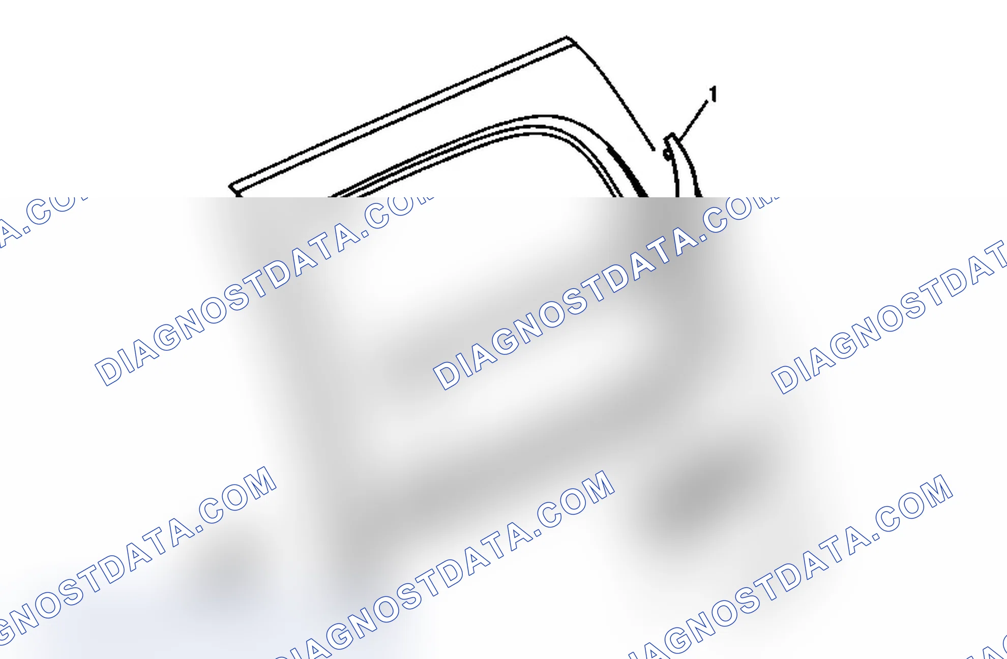Scheme 27: Rear Side Door Window Outer Sealing Strip Replacement (Crew Cab Except Cadillac)