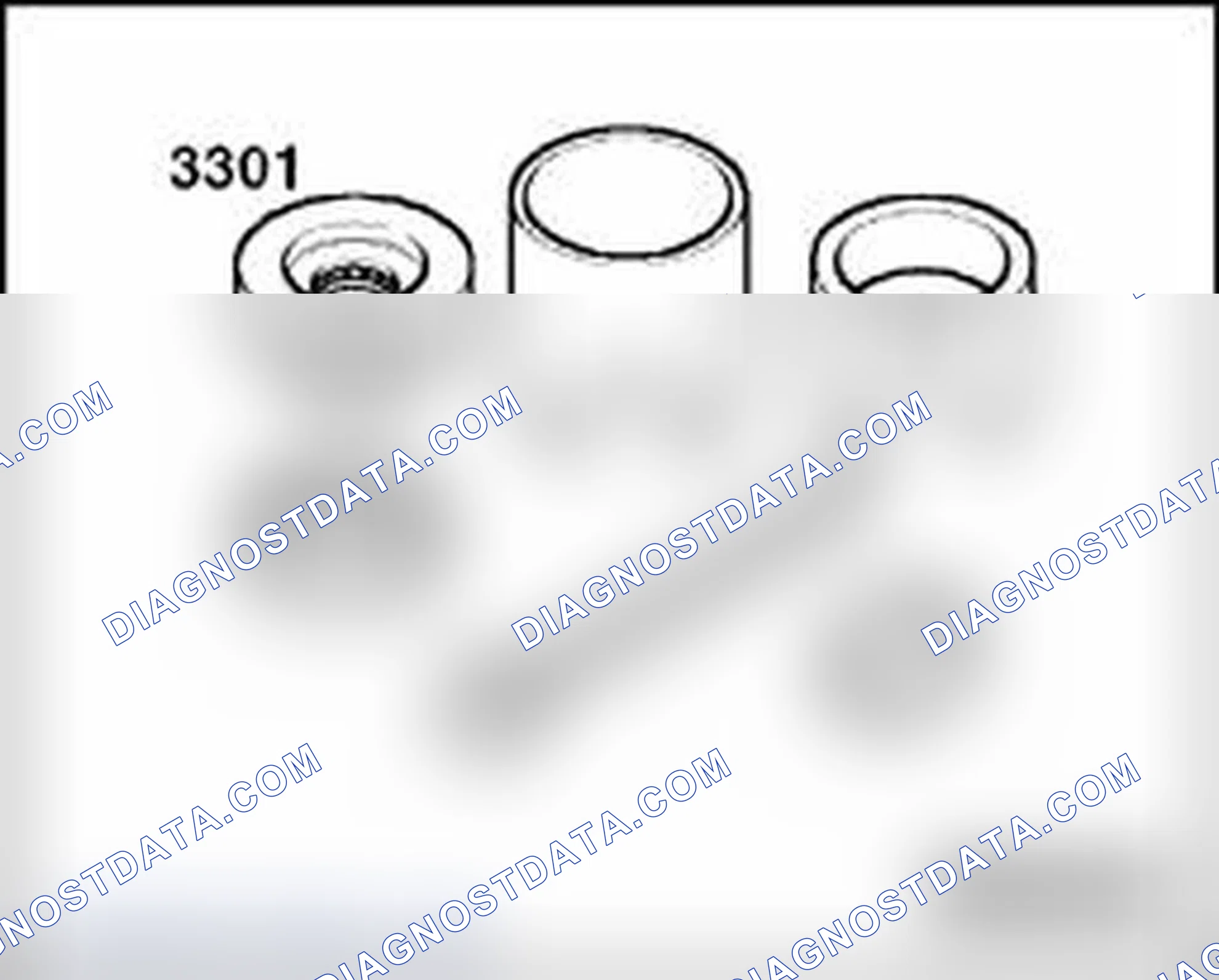 Scheme 115: Top front and rear link bearings, replacing