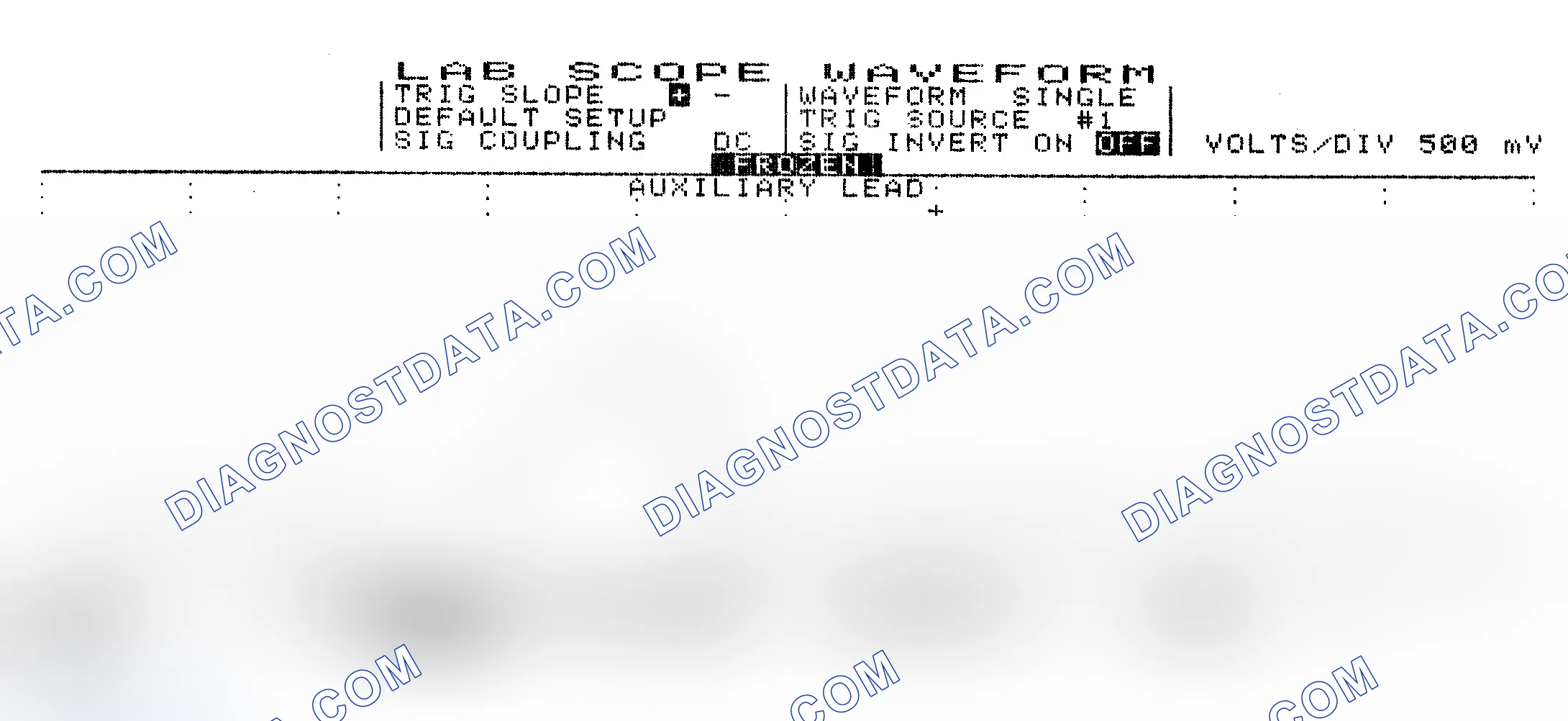 Scheme 10: Single Injector w/Excessive Current Flow - Current Pattern