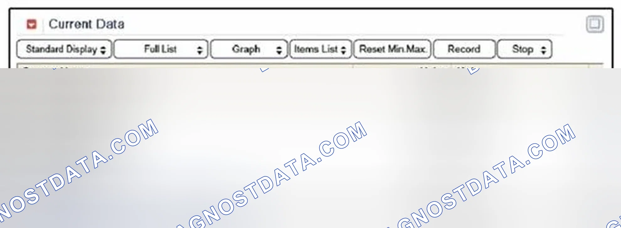 Scheme 83: Monitor GDS Data