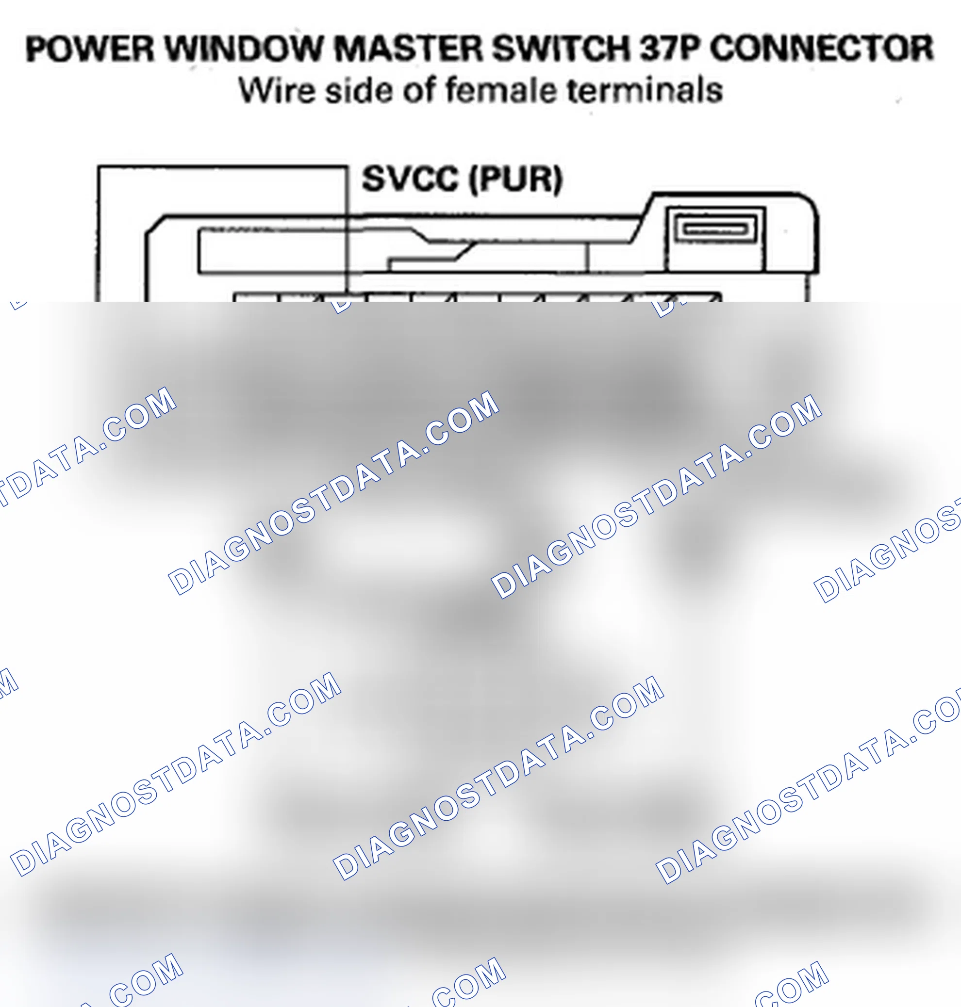 Scheme 7: DTC B1125: Driver's Power Window Motor A-Pulse Malfunction; DTC B1126: Driver's Power Window Motor B