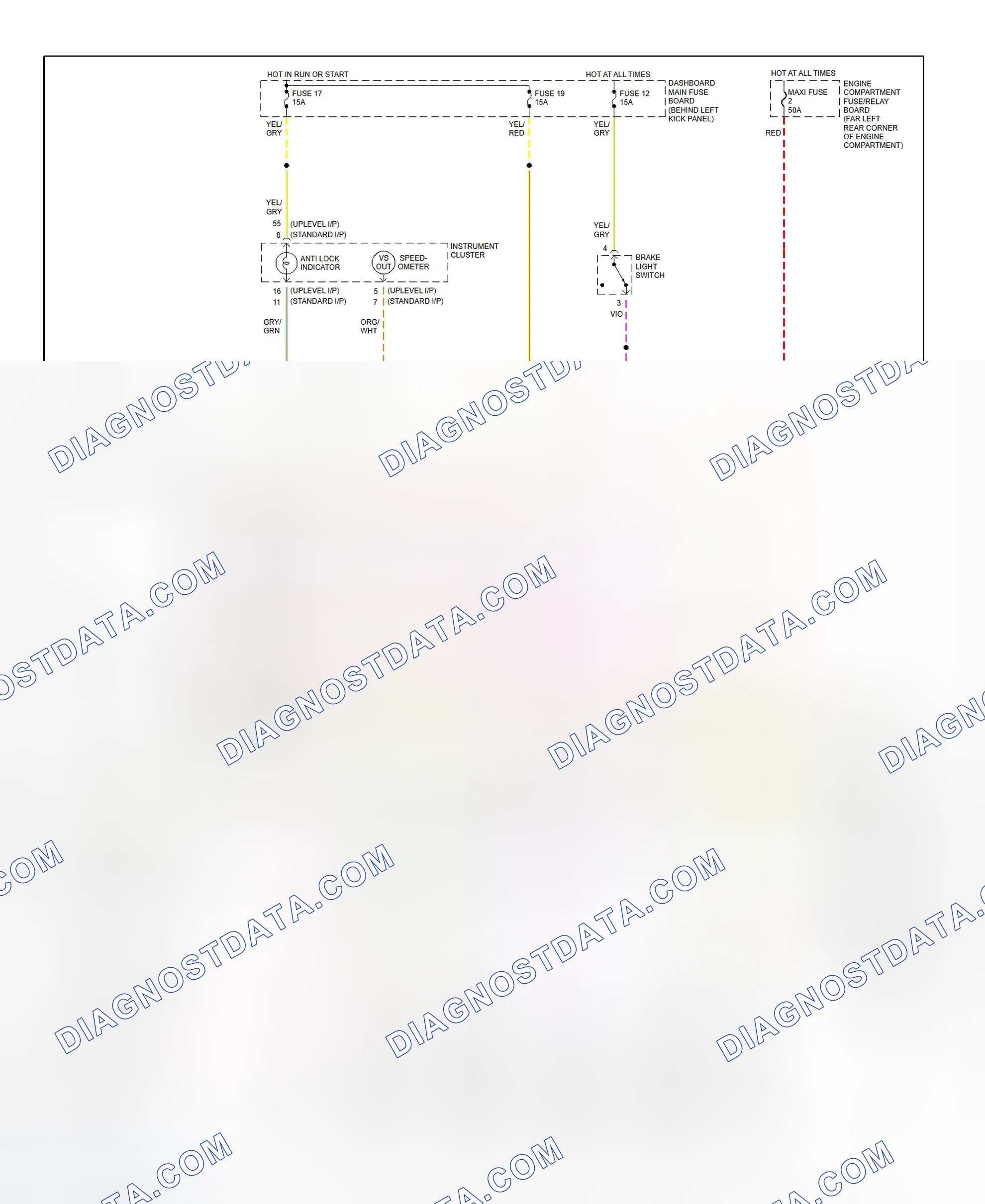 Scheme 5: Anti-Lock Brake System Wiring Diagram (1996)