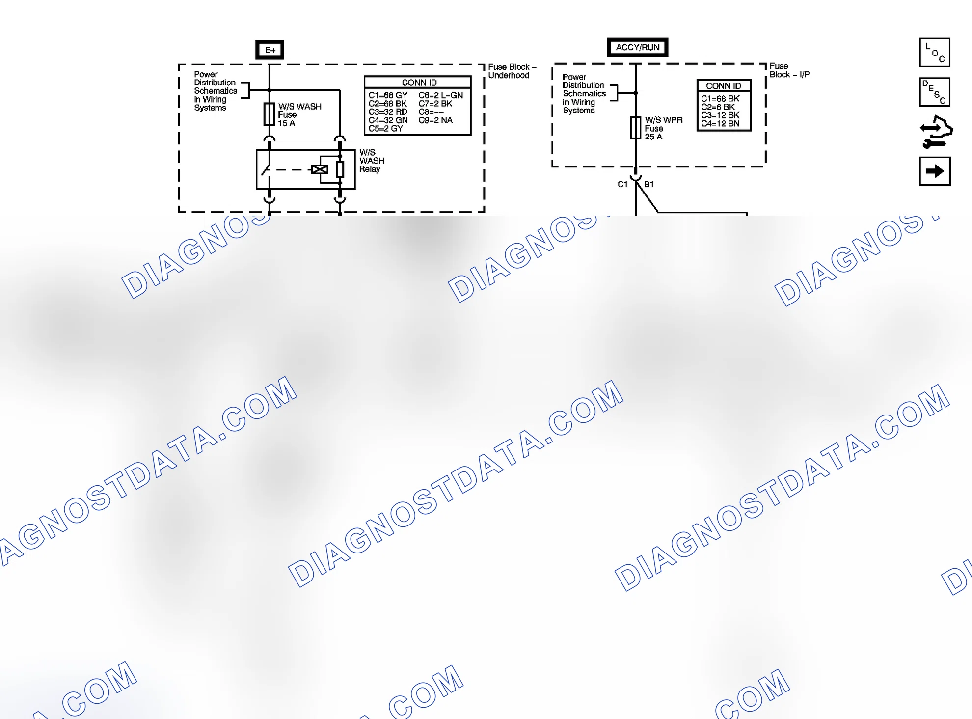 Scheme 1: Wiper/Washer System Schematics