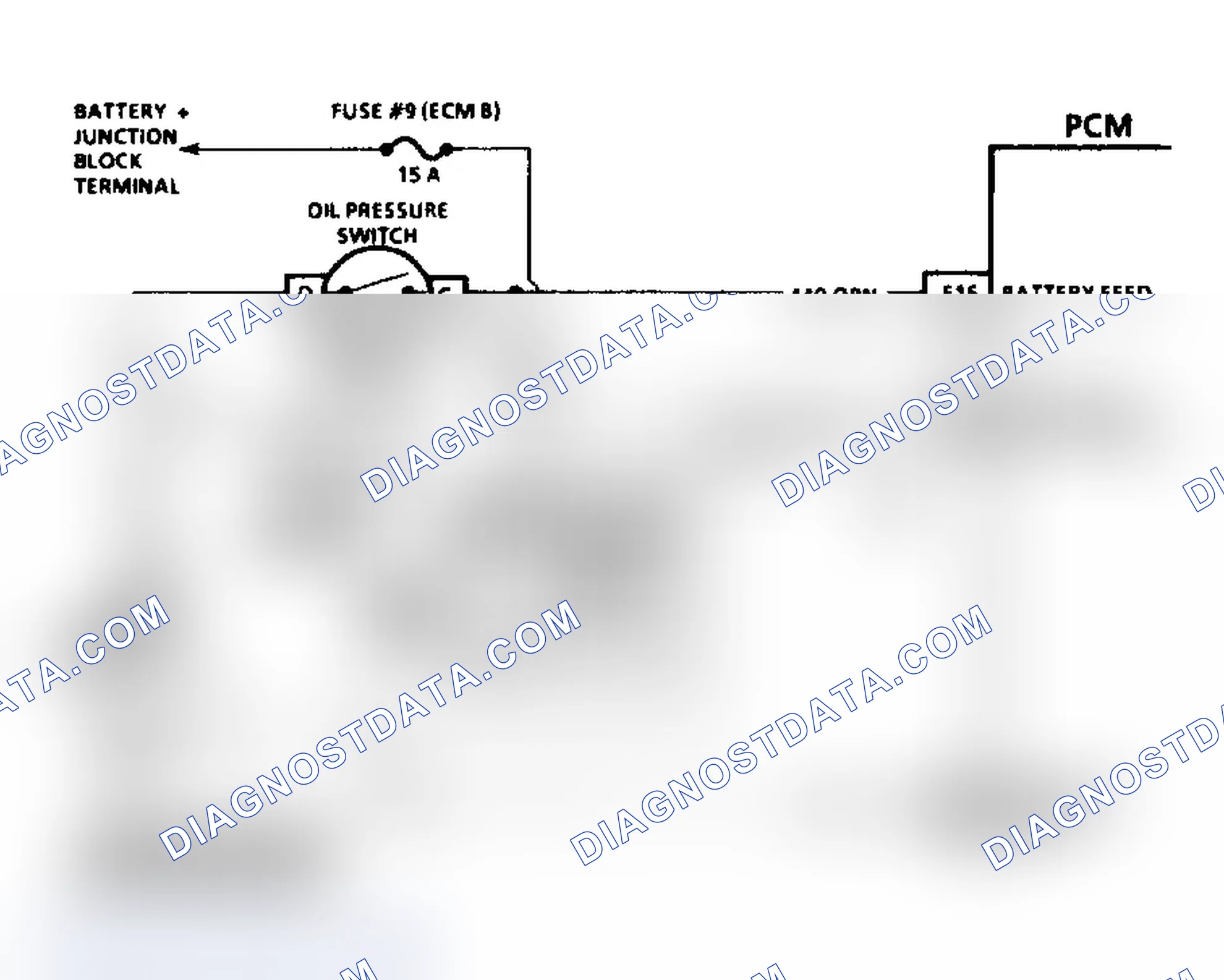 Scheme 75: Code 54 Schematic ("S" & "T" Series Pickup A/T) Fuel Pump Circuit