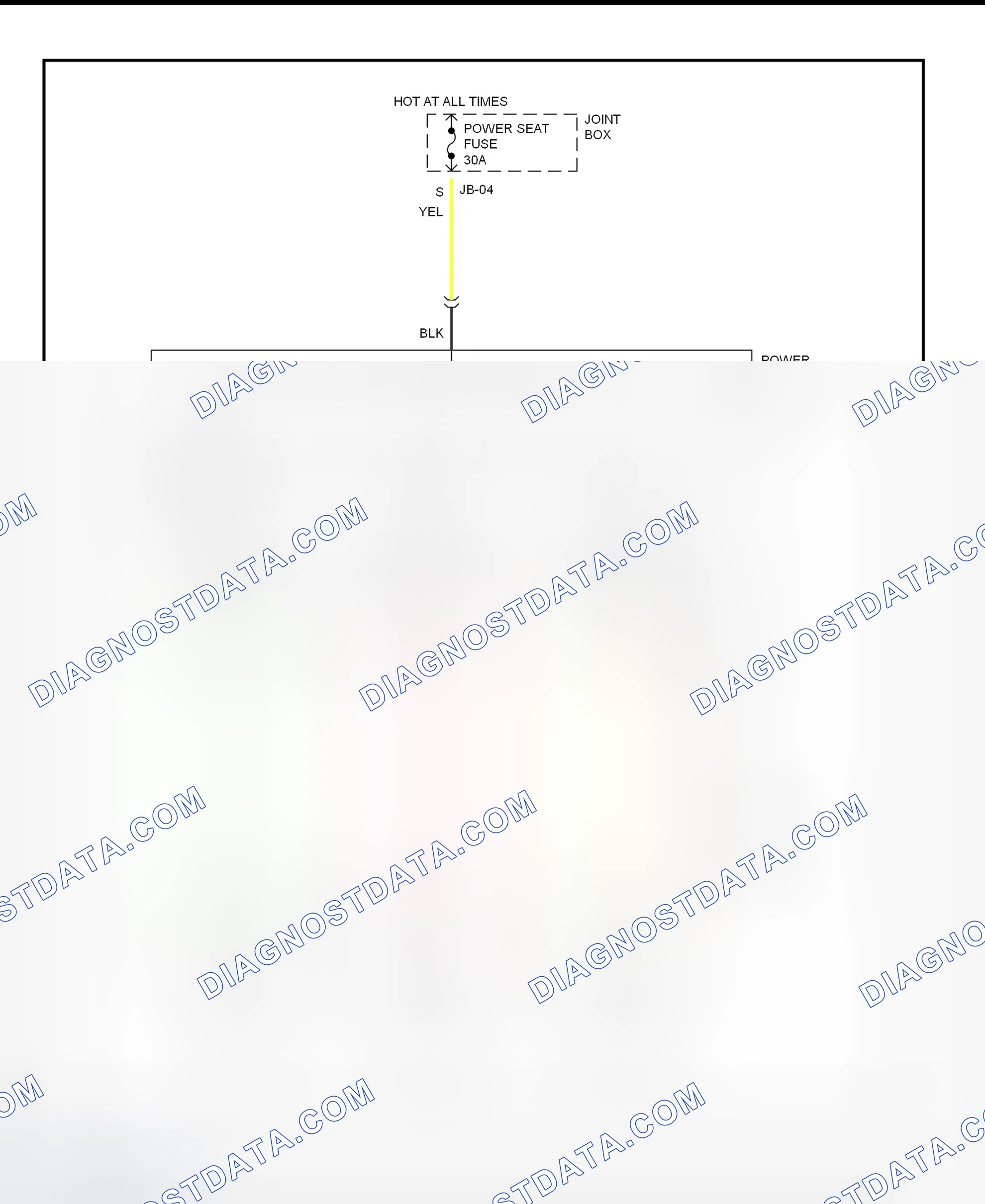 Scheme 2: Power Seats Wiring Diagram (MX-6)