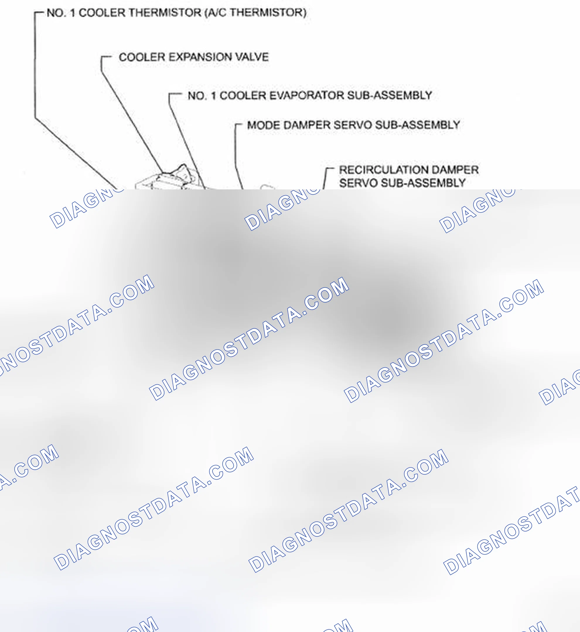 Fig. 6: Identifying Air Conditioning System Parts Location (3 Of 3)