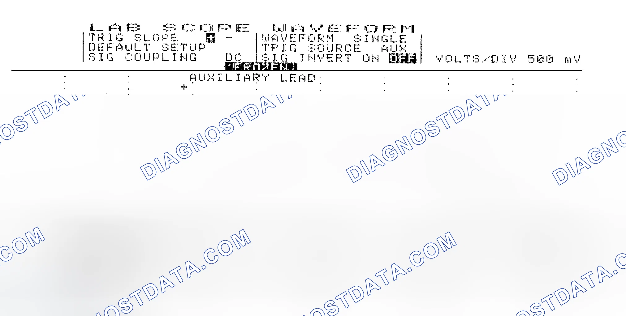 Scheme 14: Single Injector w/Excessive Current Flow - Current Pattern