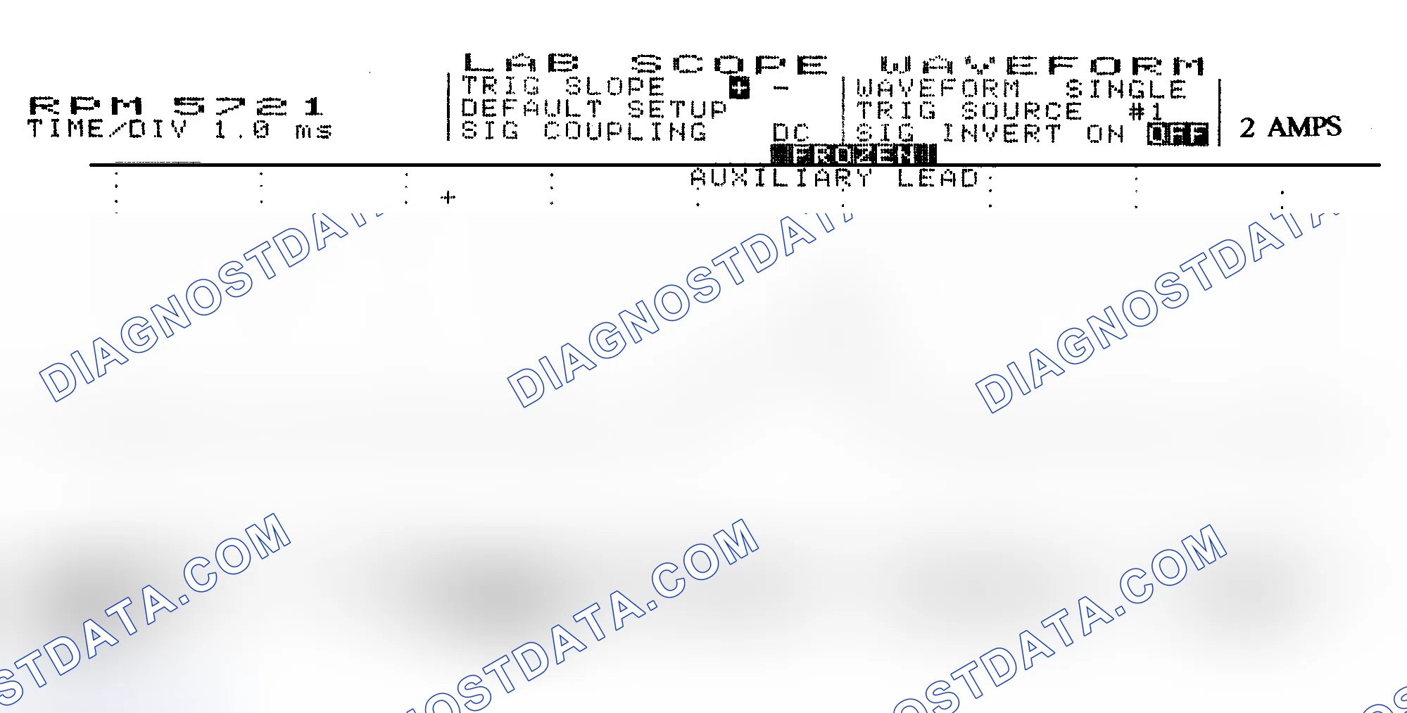Scheme 191: Injector Waveform (Current) - Known Good