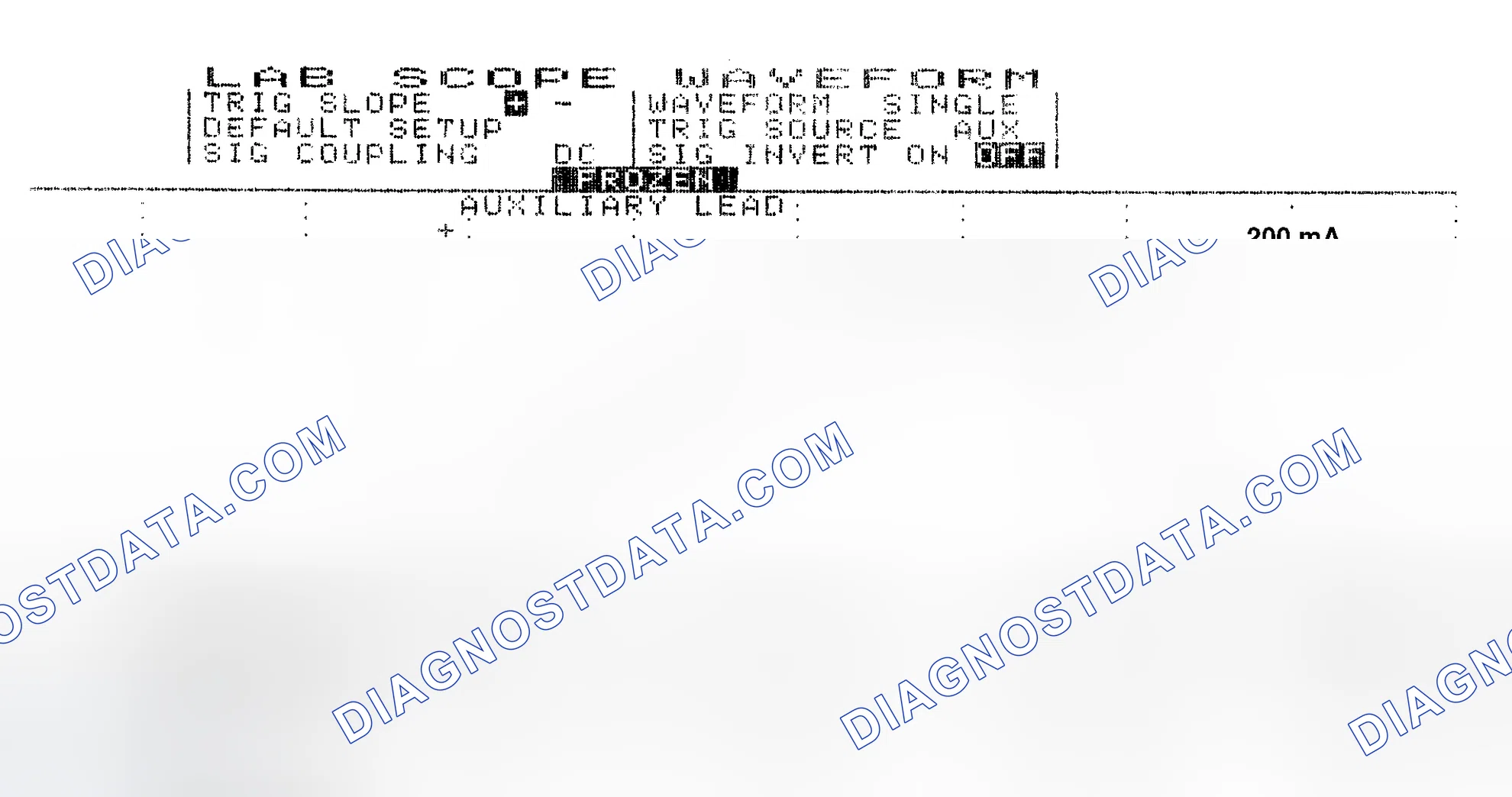 Scheme 13: Single Injector w/Normal Current Flow - Current Pattern