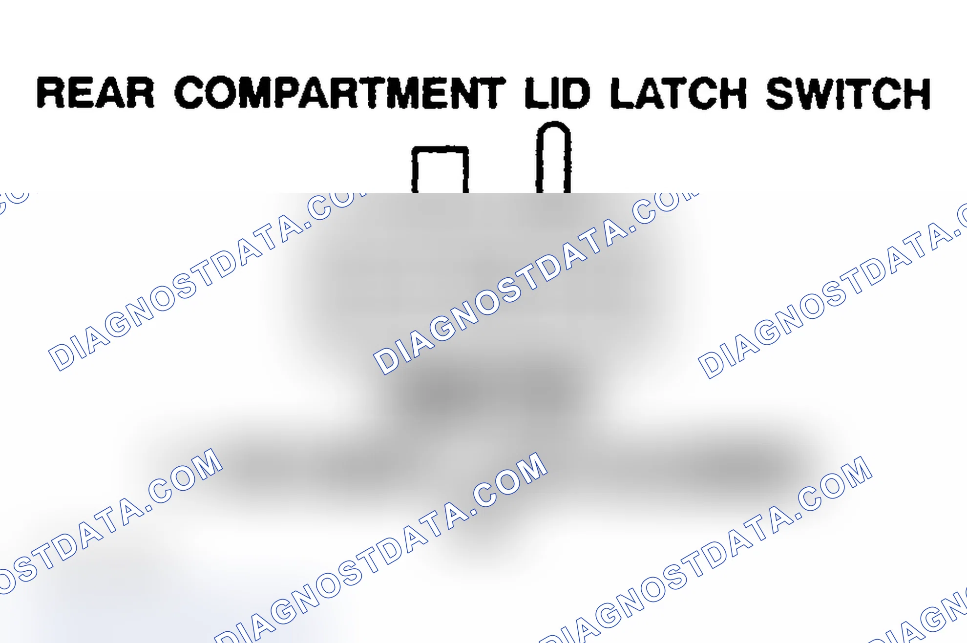 Scheme 212: REAR COMPARTMENT LID LATCH SWITCH