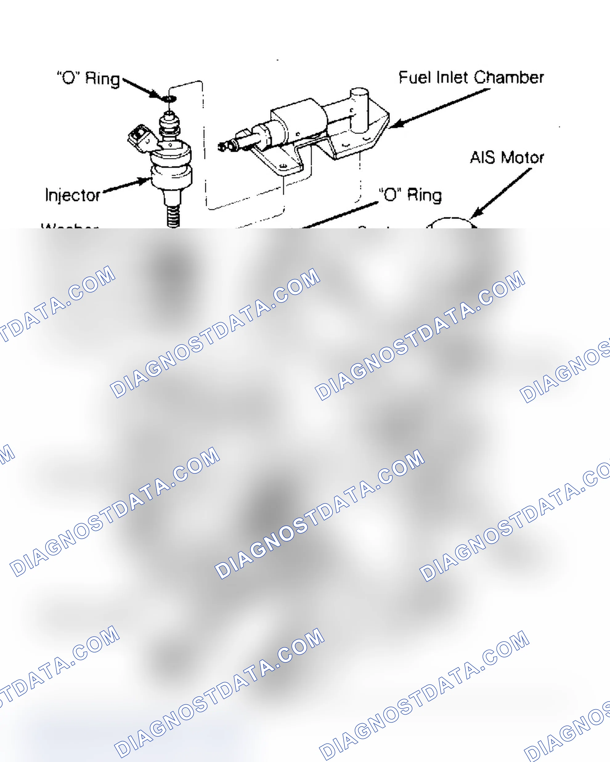 Scheme 38: Exploded View of Throttle Body