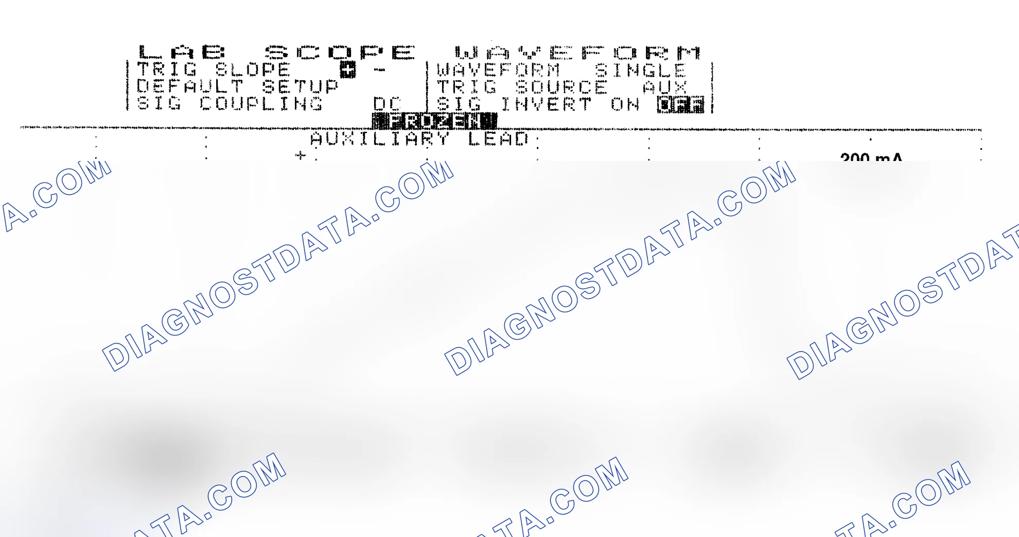 Scheme 13: Single Injector w/Normal Current Flow - Current Pattern