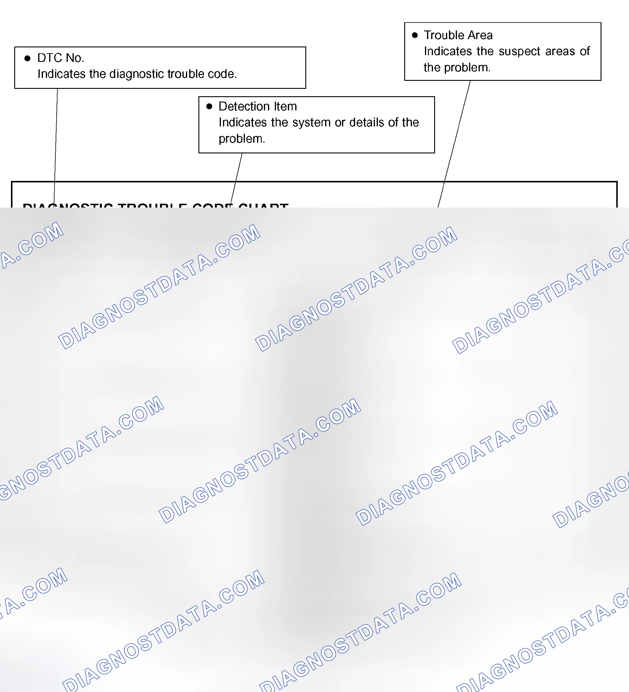 Scheme 45: DIAGNOSTIC TROUBLE CODE CHART