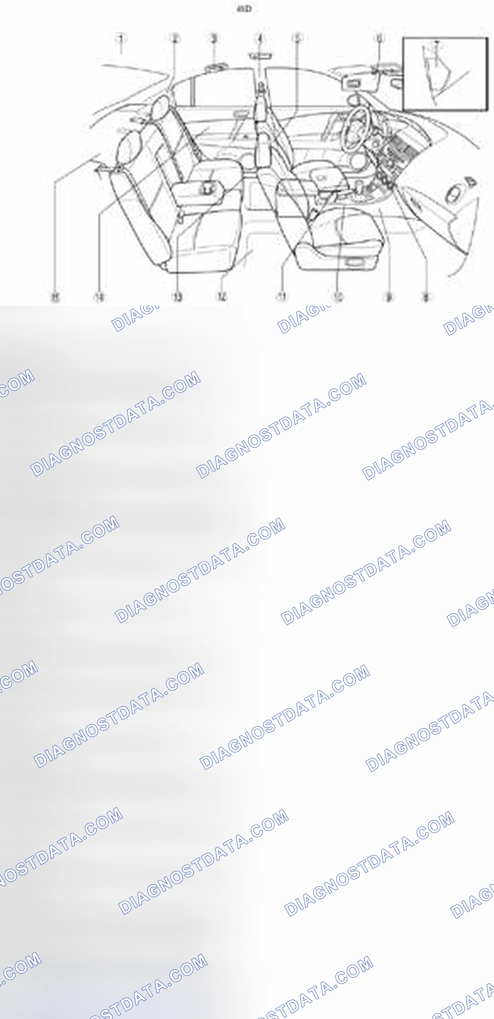 Scheme 56: Locating Rear Door Trim Components (4SD)