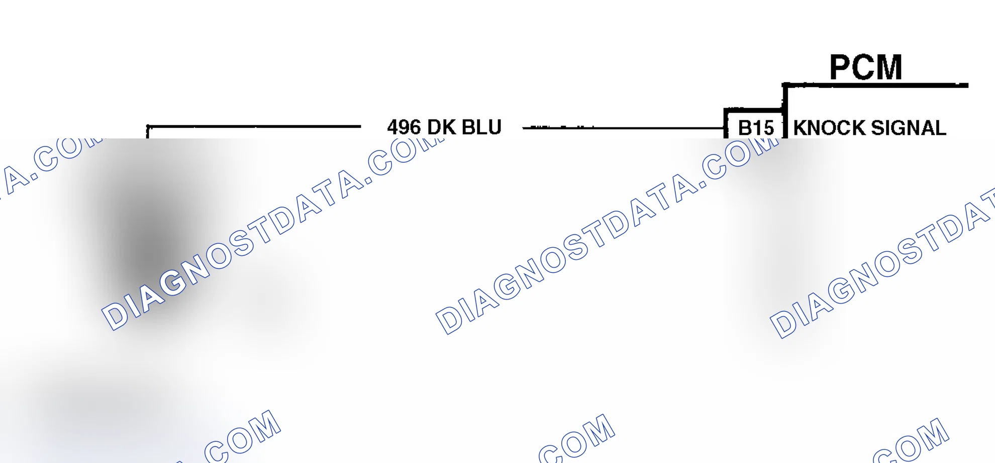 Scheme 47: Code 43 Schematic (5.7L) Knock Sensor Without Spark Module (Dual Sensors)