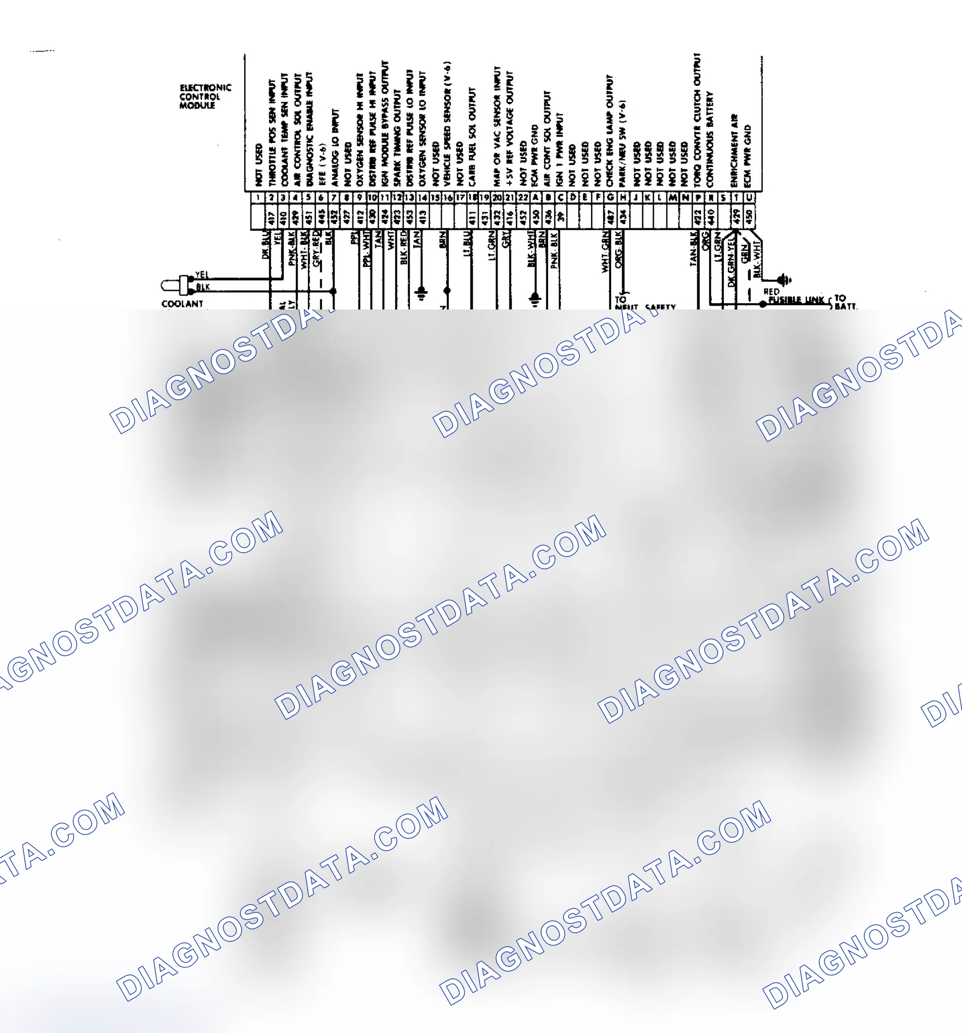 Scheme 195: CCC Wiring Diagram for "C/K" Series Trucks & "G" Series Vans