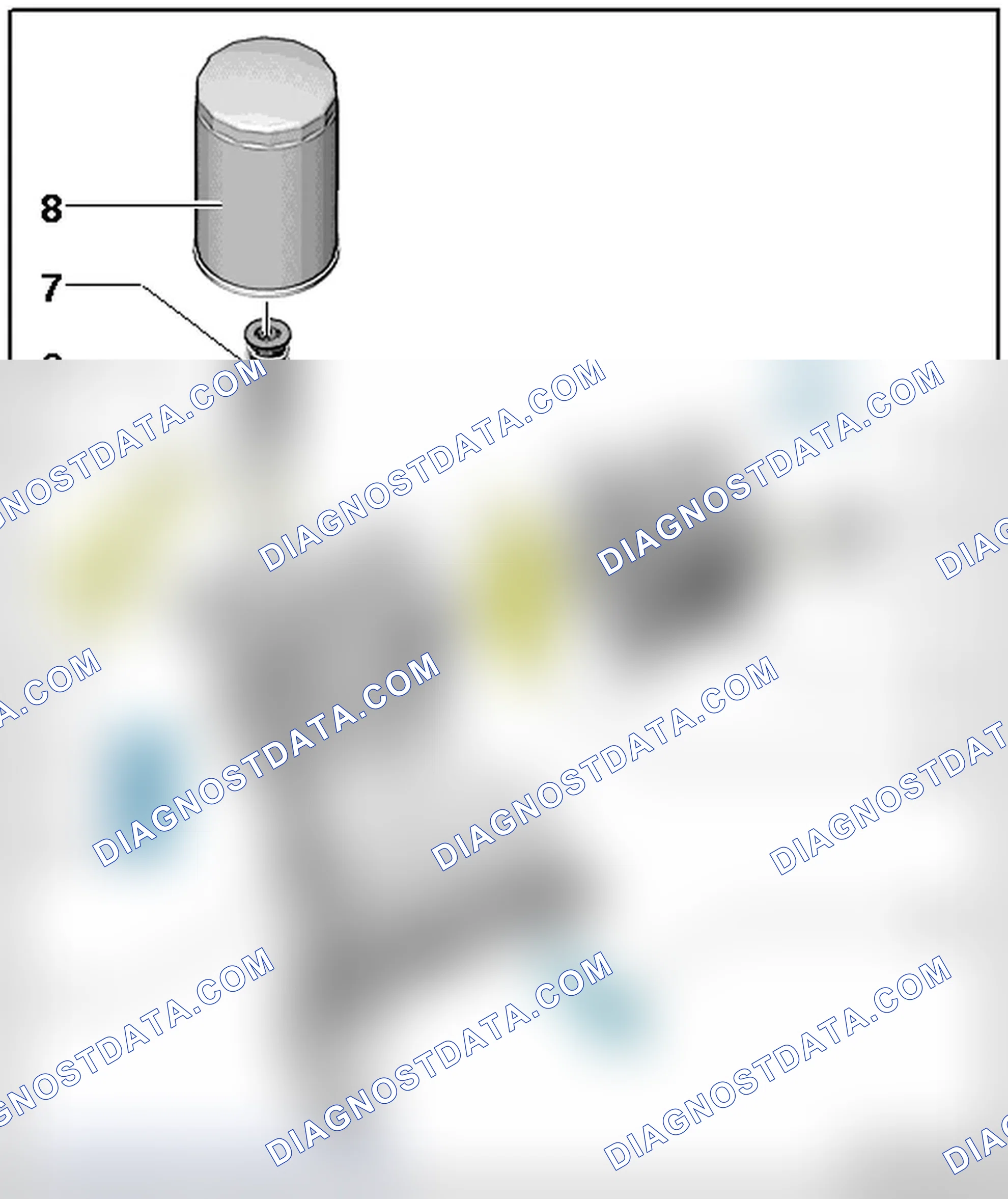 Scheme 51: OIL FILTER AND OIL COOLER OVERVIEW