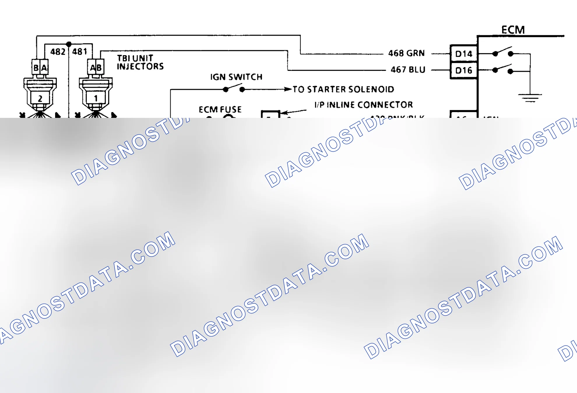 Scheme 11: HEI Ignition & Injector Circuits (3.1L)