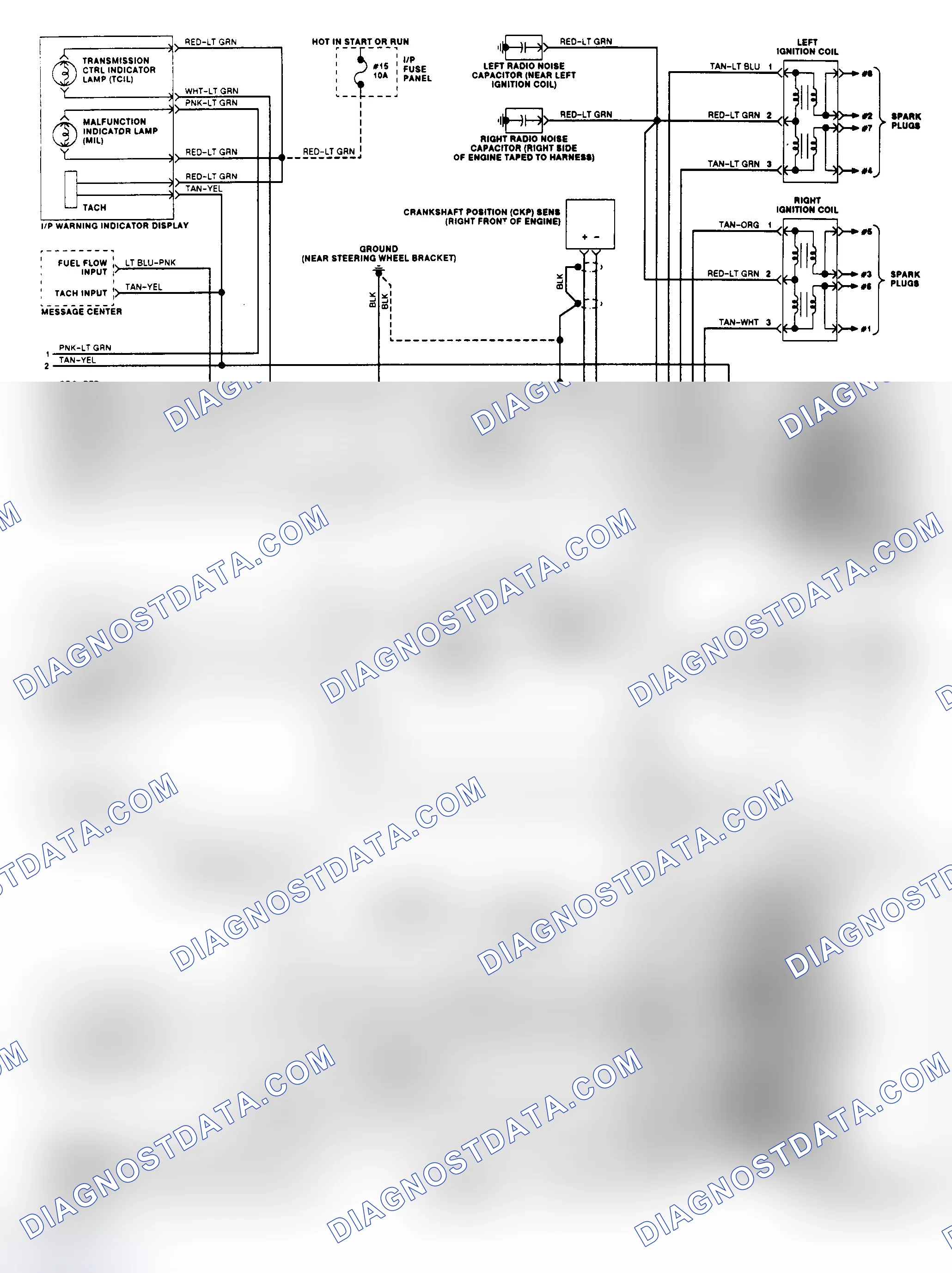 Scheme 142: EEC-IV Wiring Diagram (Mark VIII 4.6L - 3 of 3)