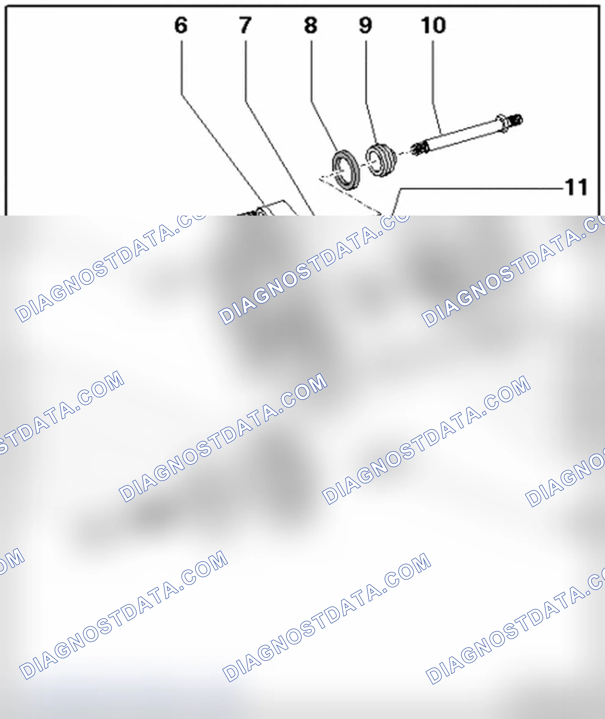 Scheme 501: Power take-off, component overview