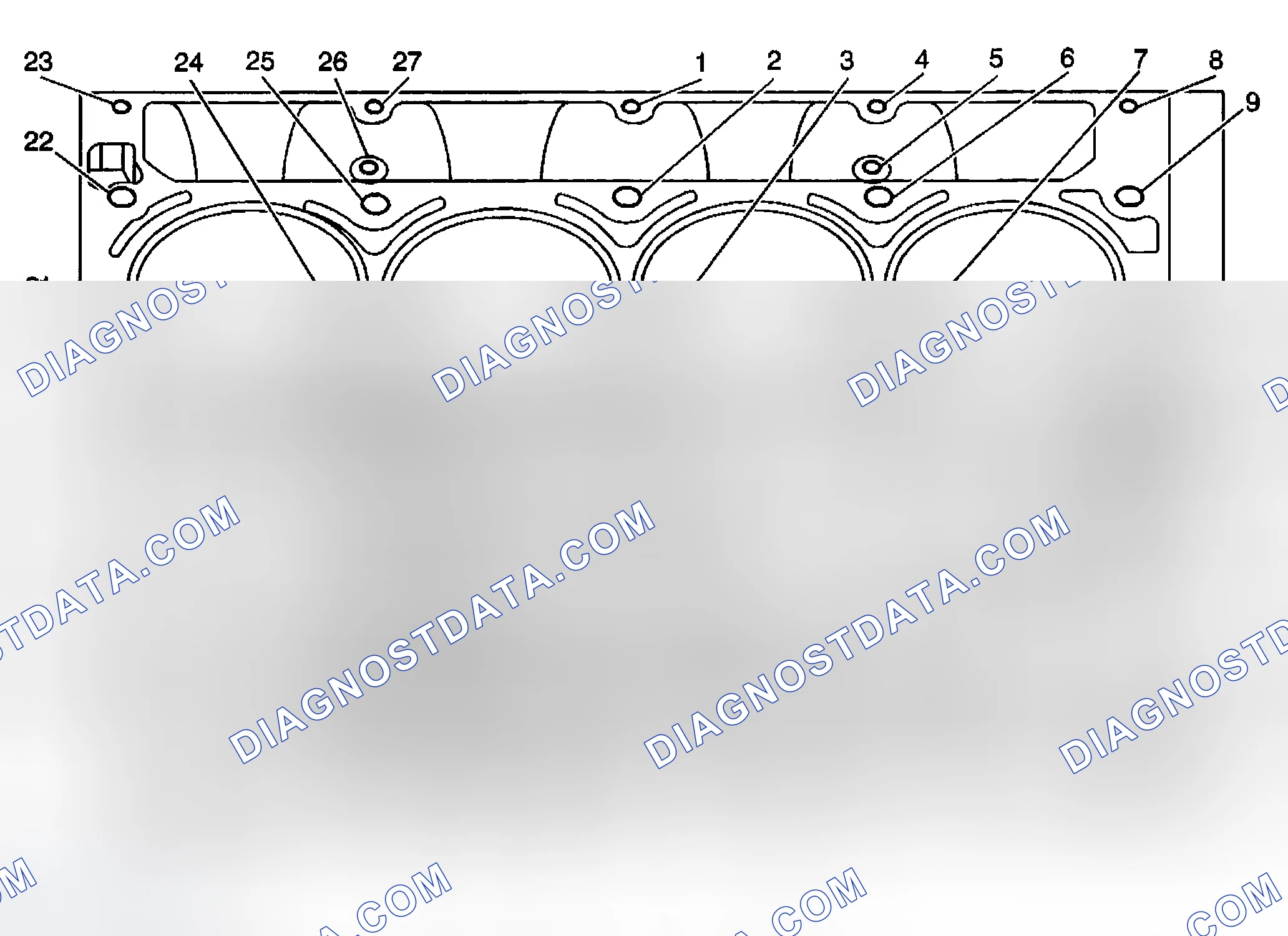 Scheme 737: Engine Block-Left Side View