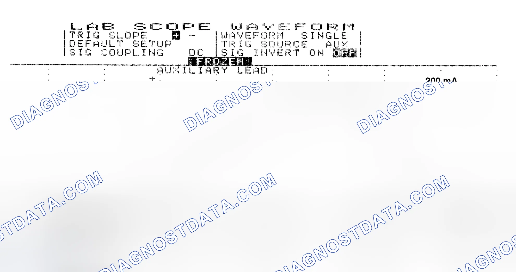 Scheme 13: Single Injector w/Normal Current Flow - Current Pattern