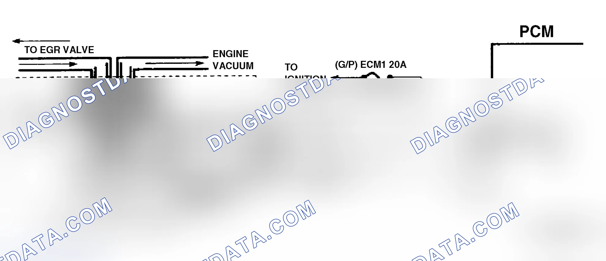 Scheme 309: Code 32 Schematic ("C", "G", "K" & "P" Series A/T) EGR Circuit Error With EVRV Solenoid