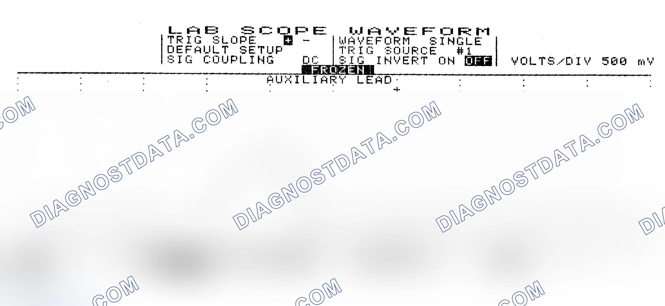 Scheme 10: Single Injector w/Excessive Current Flow - Current Pattern
