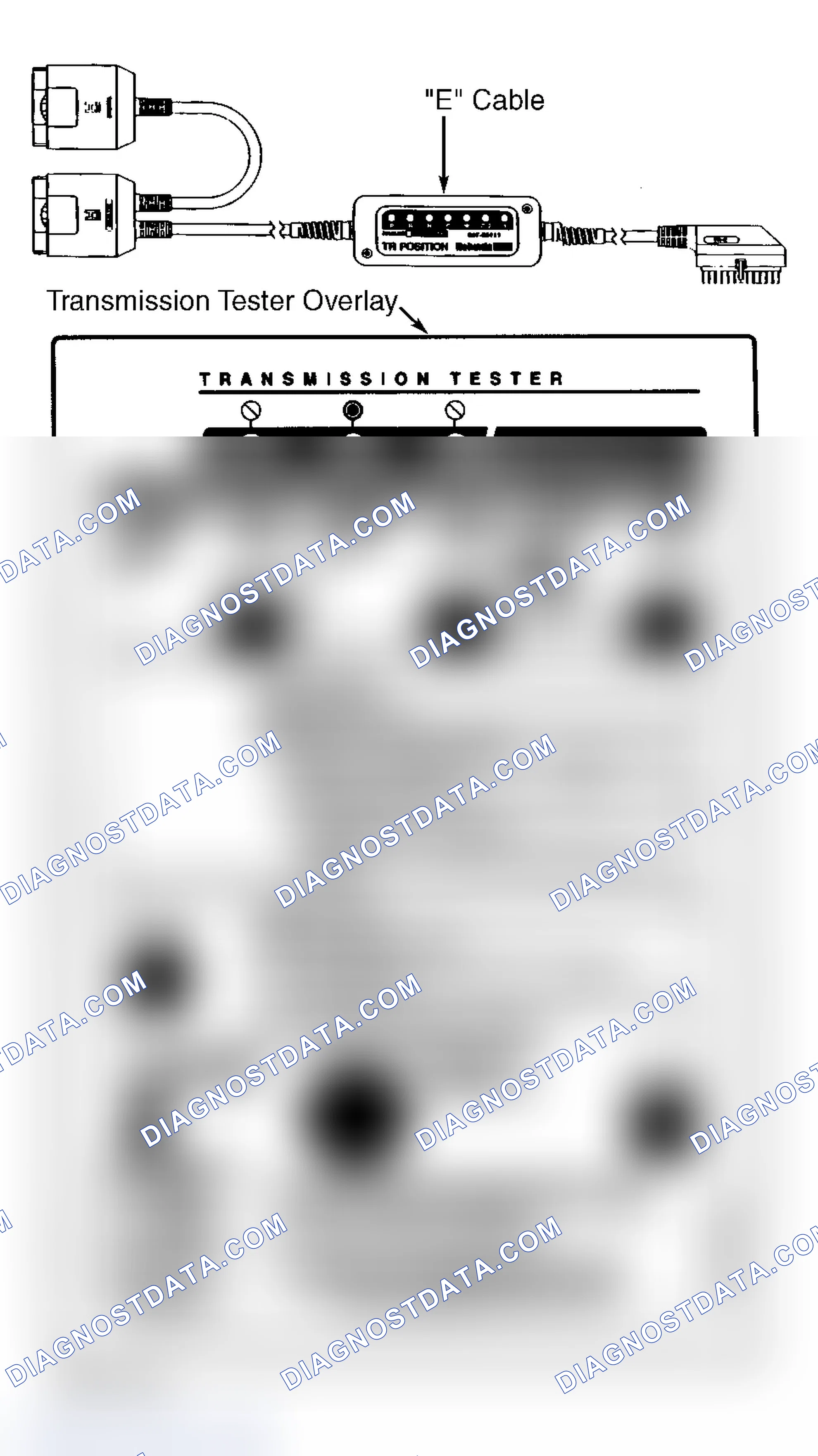Scheme 135: TEST D: DIGITAL TRANSMISSION RANGE (TR) SENSOR