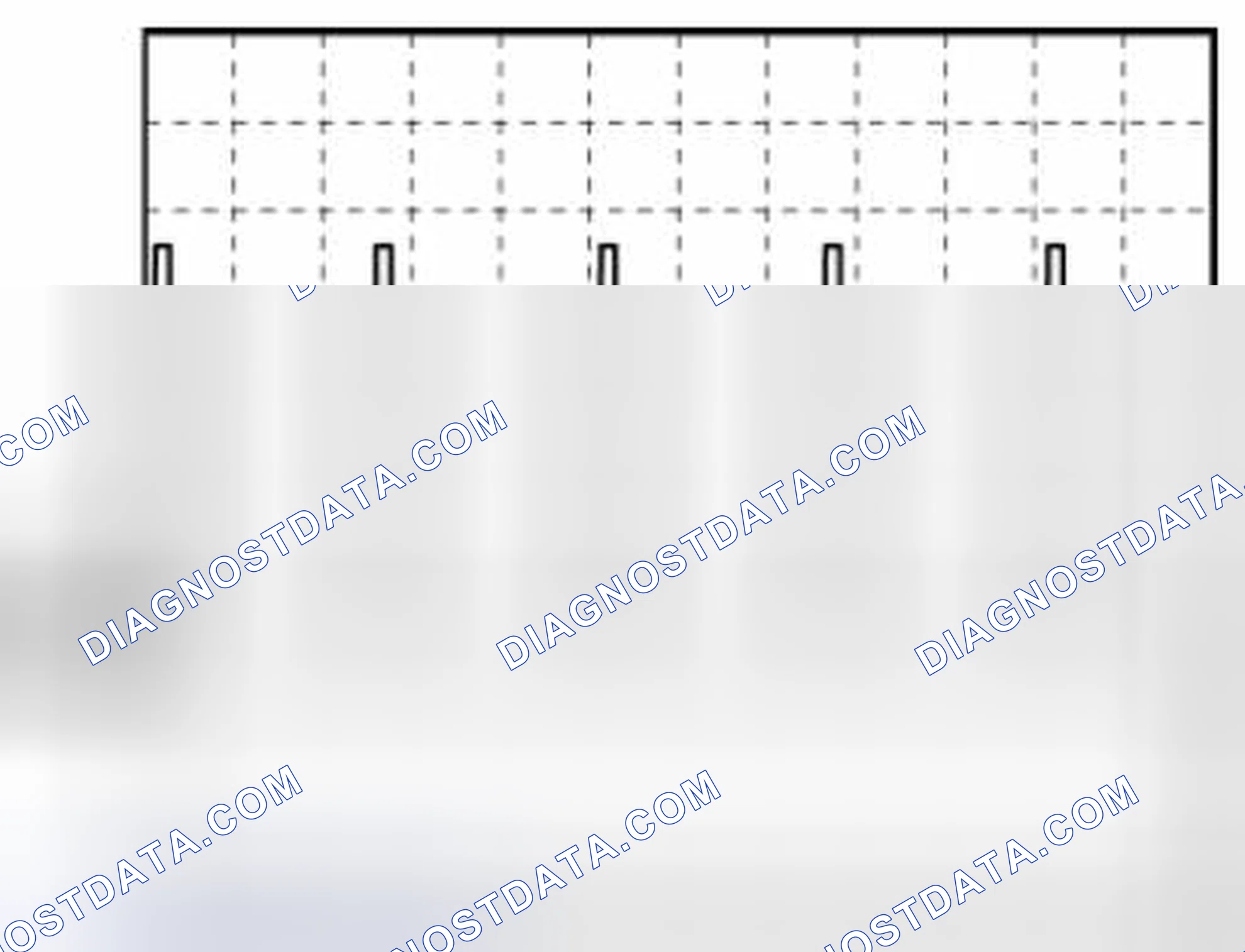 Scheme 45: APP Sensor No.2 Signal Waveform Graph - Accelerator Pedal Released