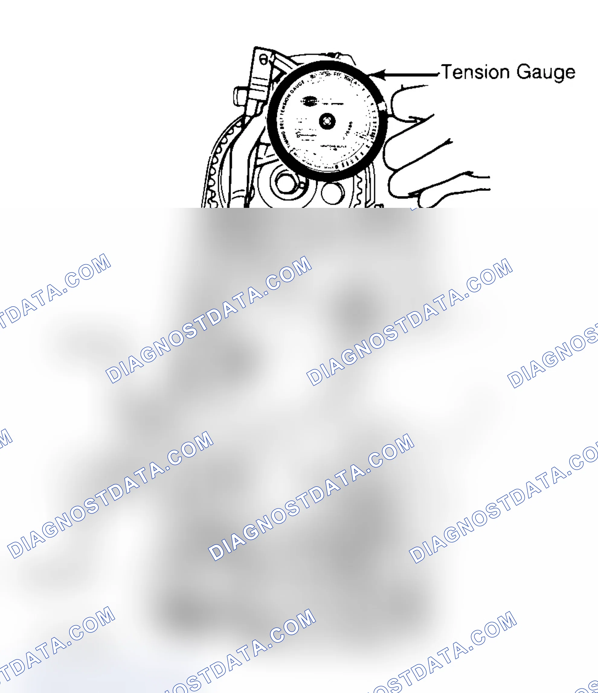 Scheme 28: Adjusting Typical Timing Belt Tension