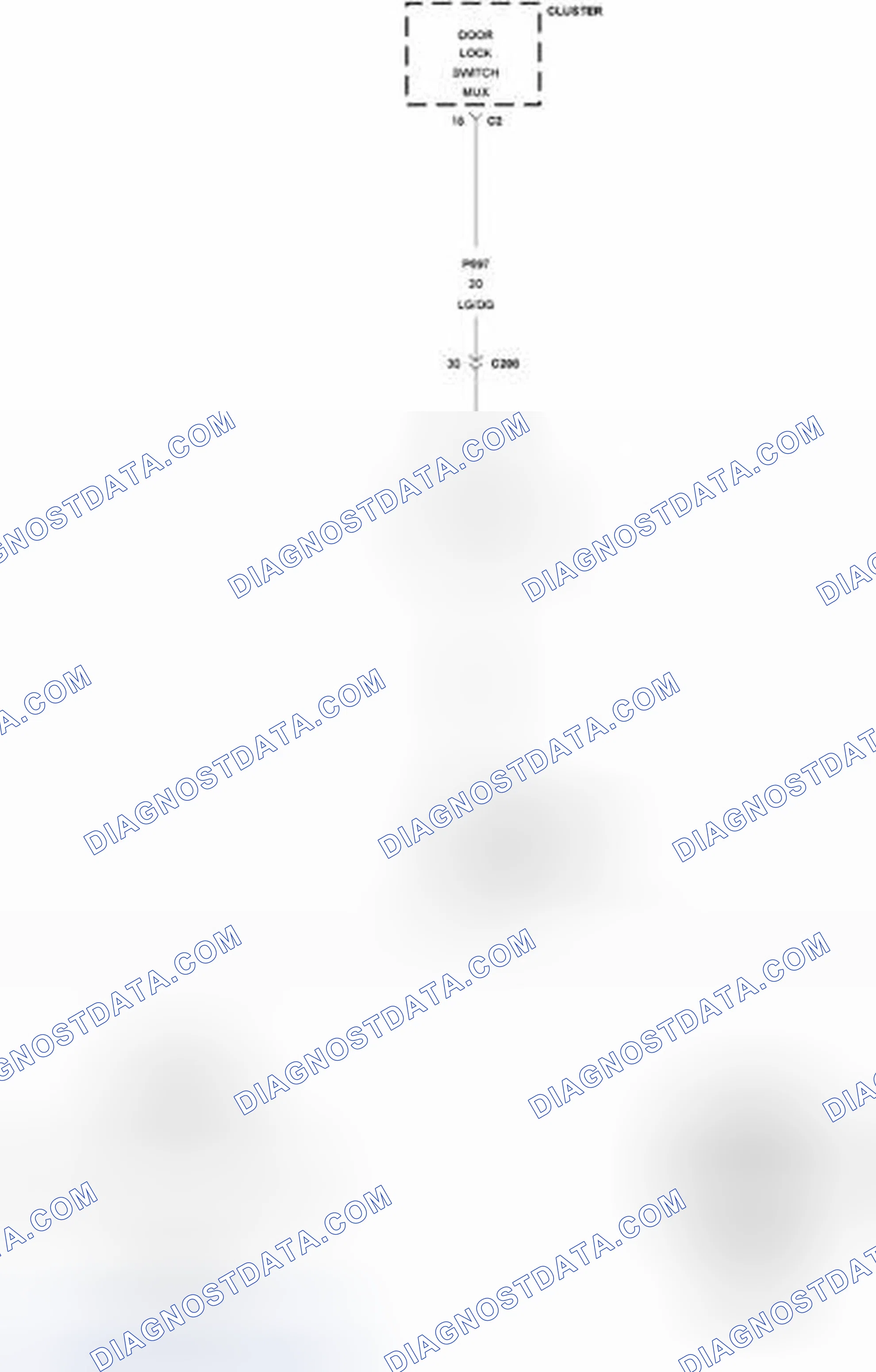 Scheme 39: B1800-DRIVER DOOR LOCK/UNLOCK SWITCH CIRCUIT PERFORMANCE
