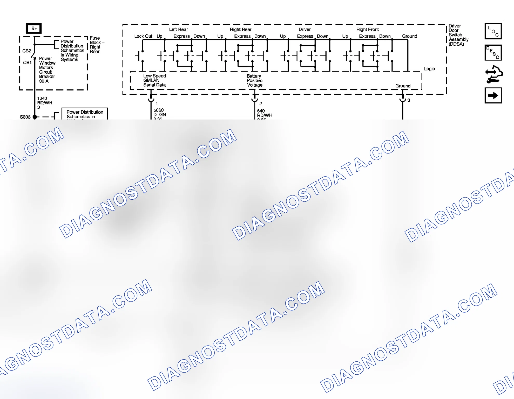 Scheme 1: Power Window Schematics