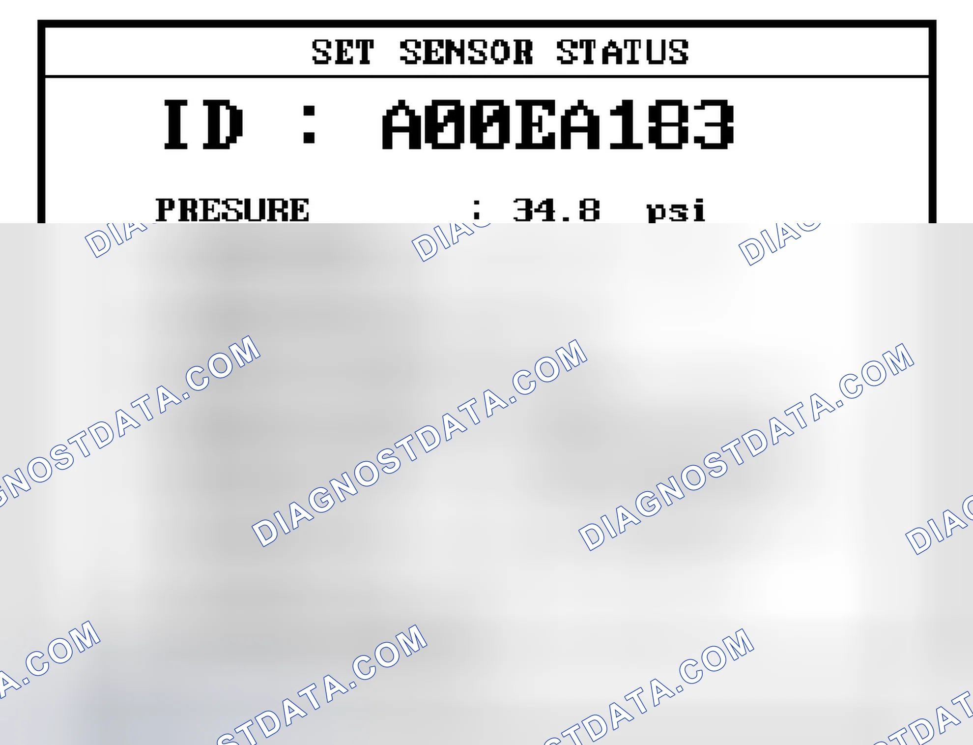 Scheme 1: TPMS RESET - PROCEDURE 2