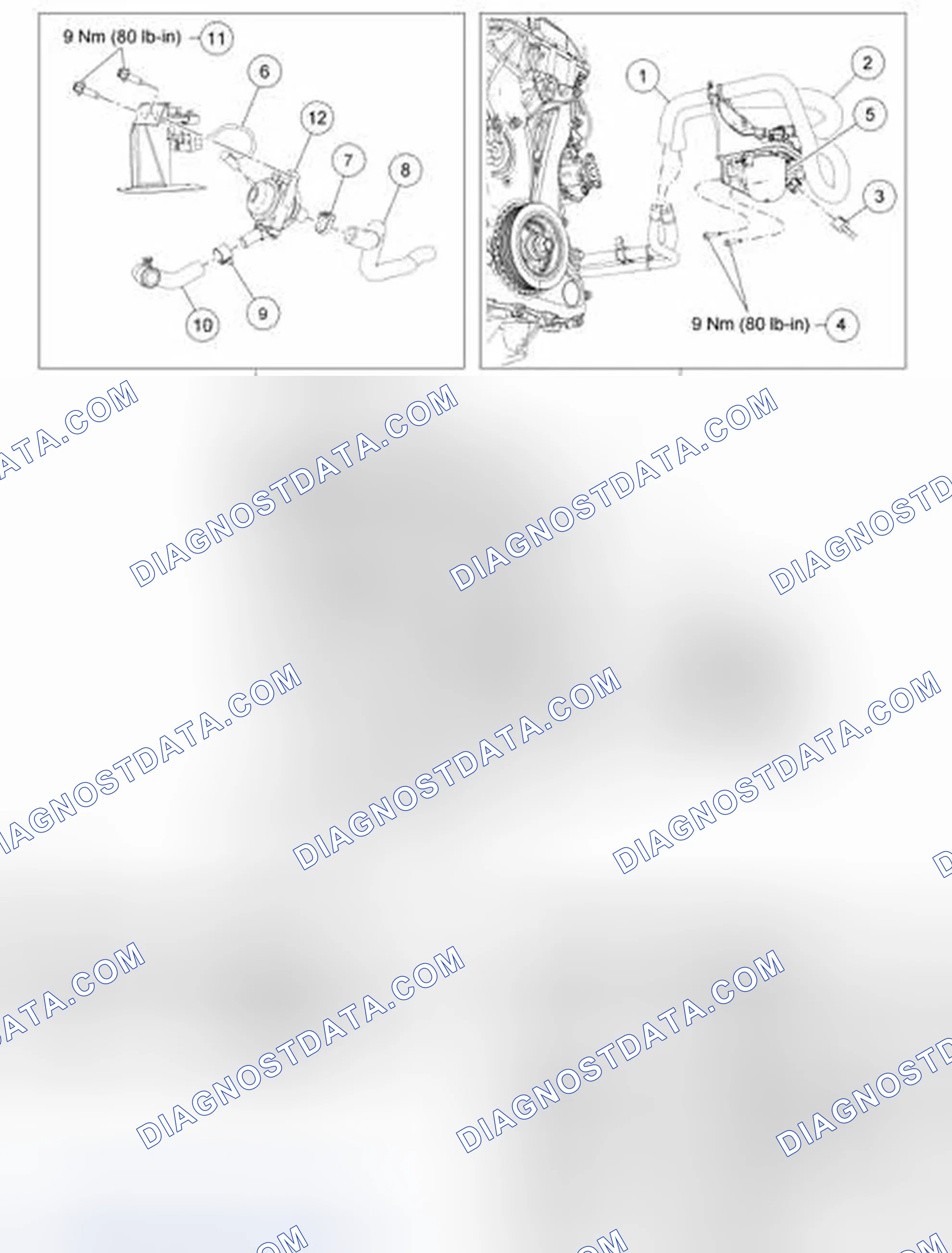 Scheme 17: Secondary Air Injection System (AIR) Components - Exploded View