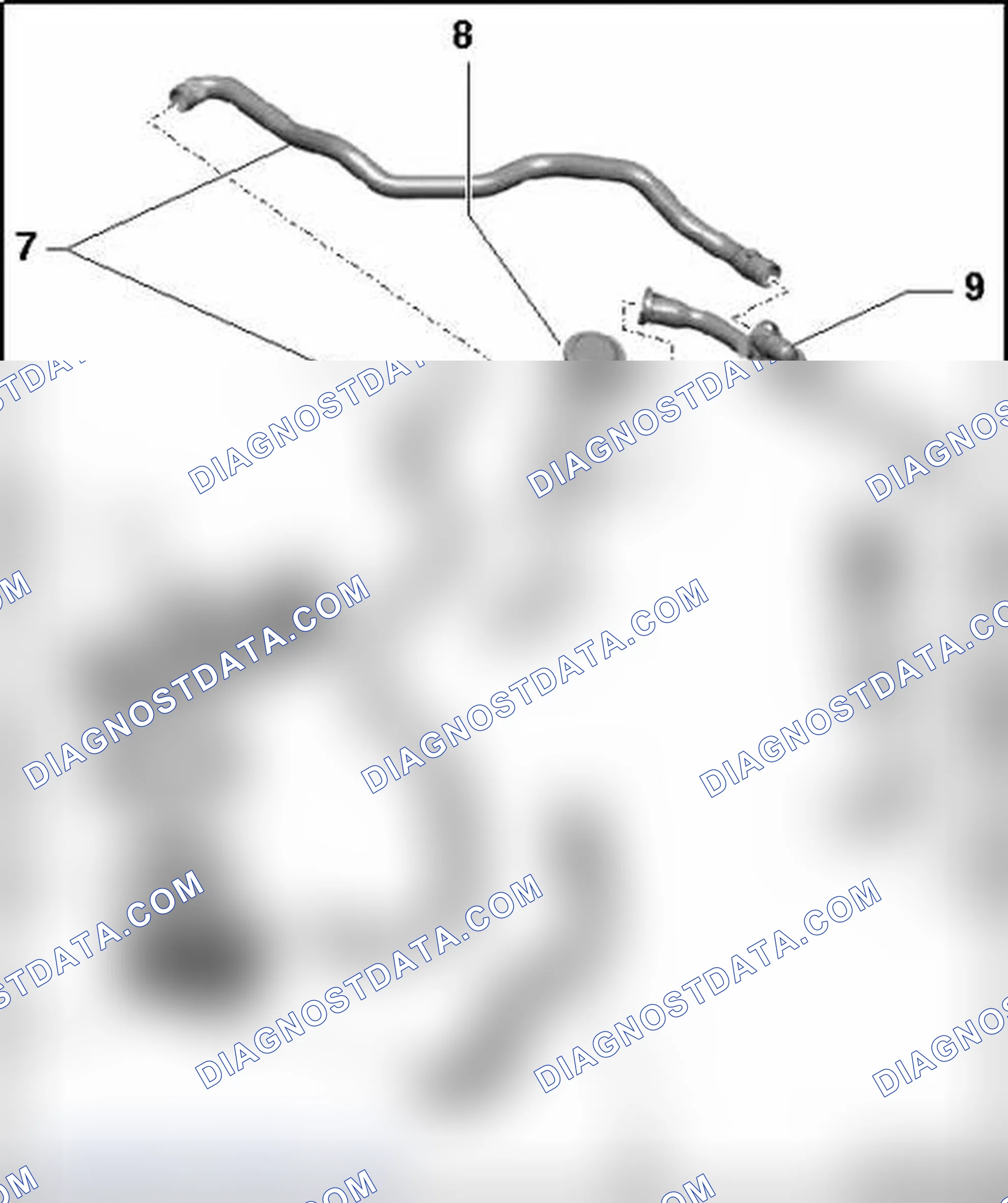 Scheme 364: Secondary air injection (AIR) system, assembly overview