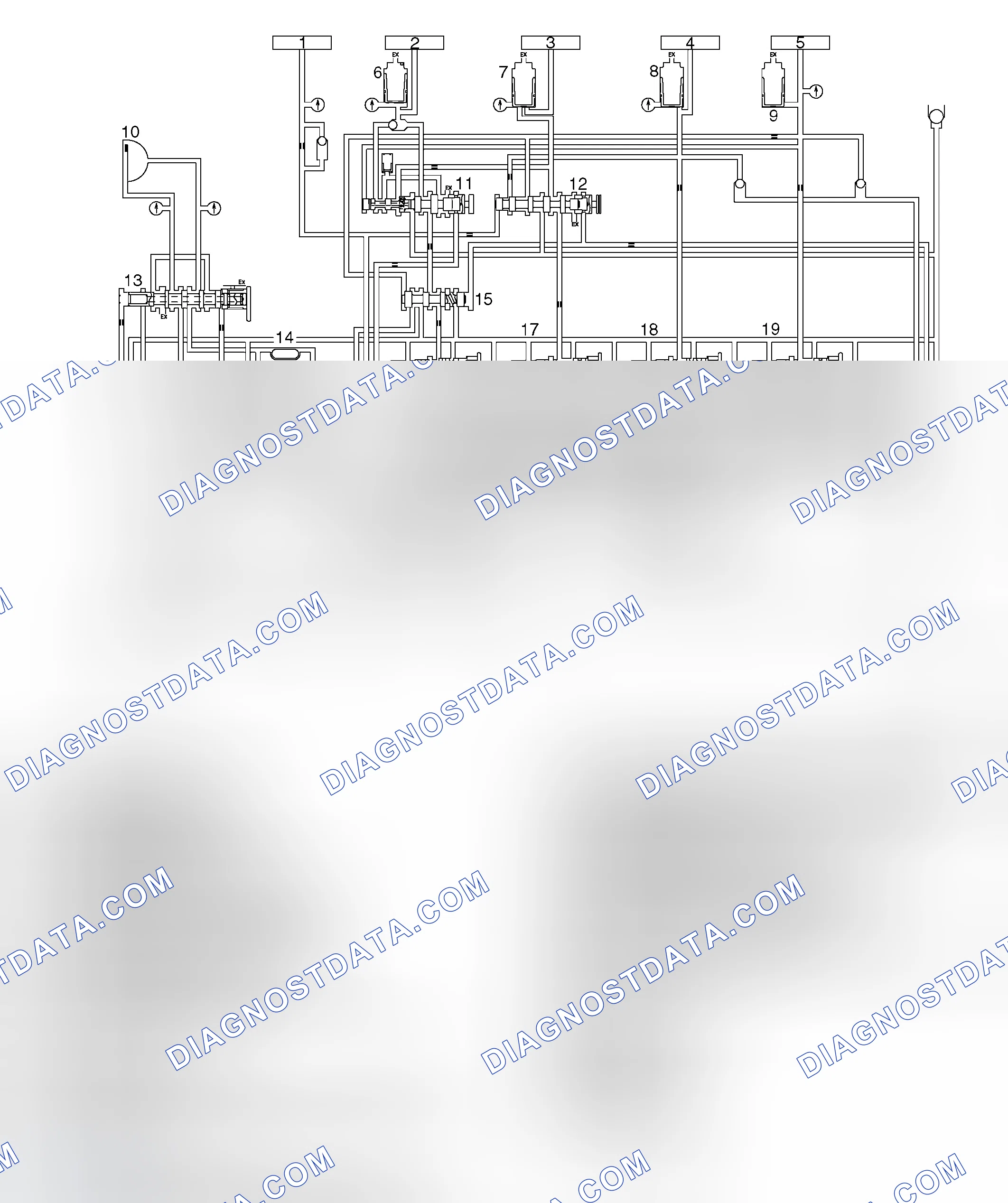 Scheme 701: HYDRAULIC CIRCUIT