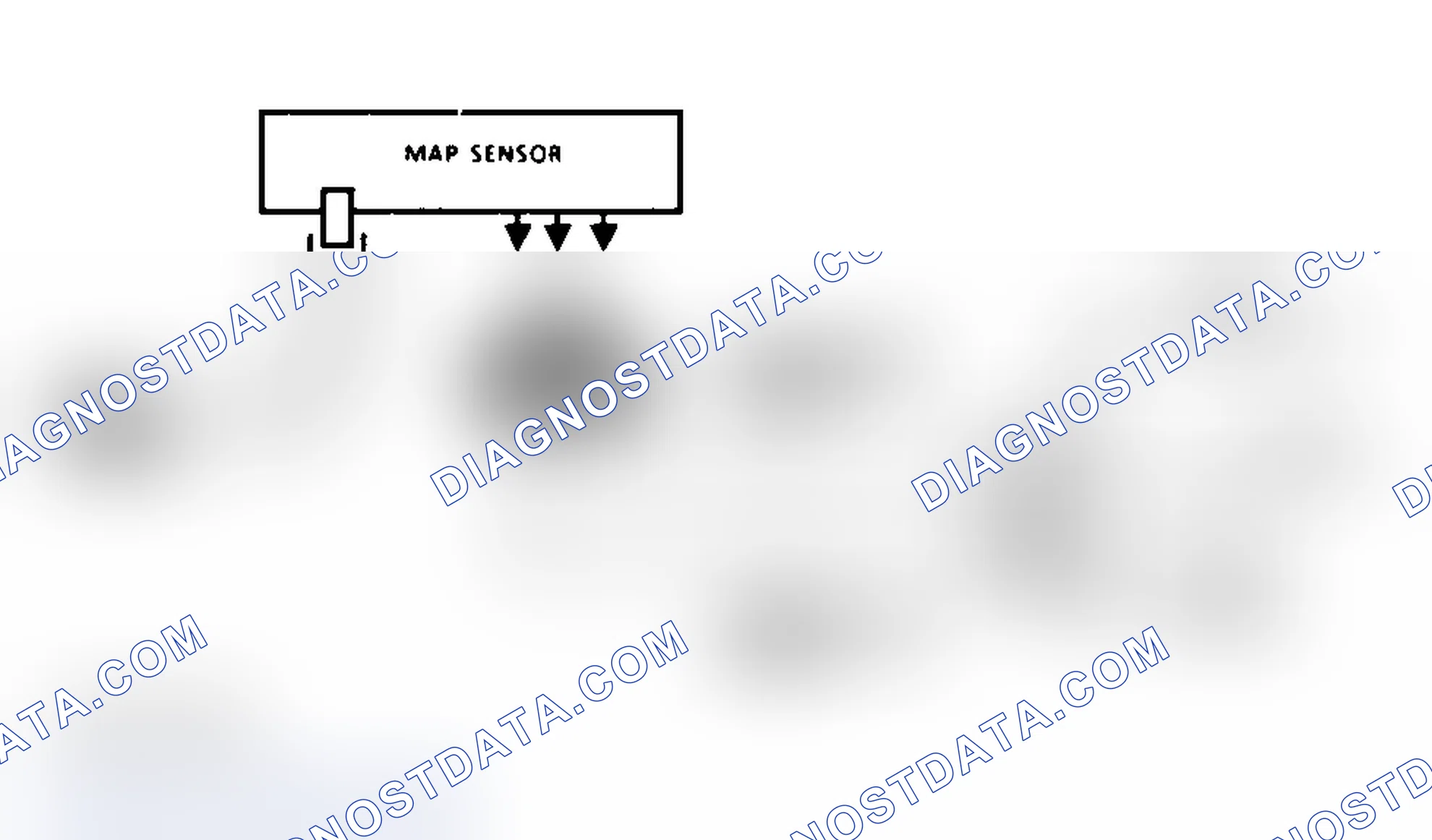 Scheme 317: Code 33 Schematic (All Models) MAP Sensor Signal Voltage High