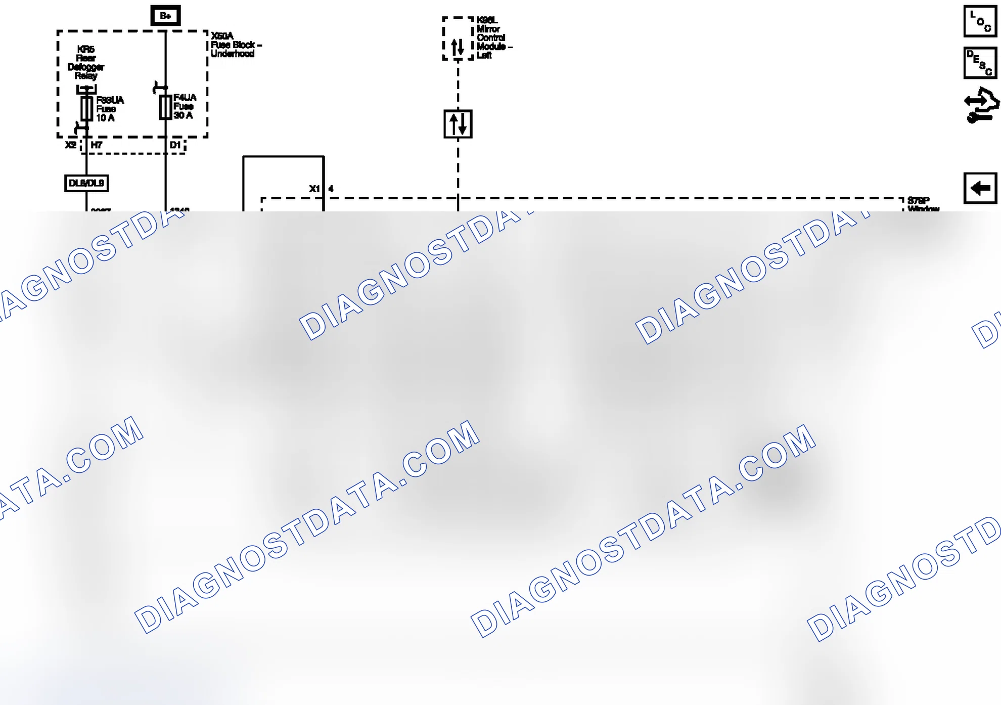 Scheme 4: Outside Mirror - Passenger (LTZ Or SLT)